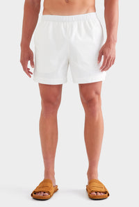 Sports Swim Short - White