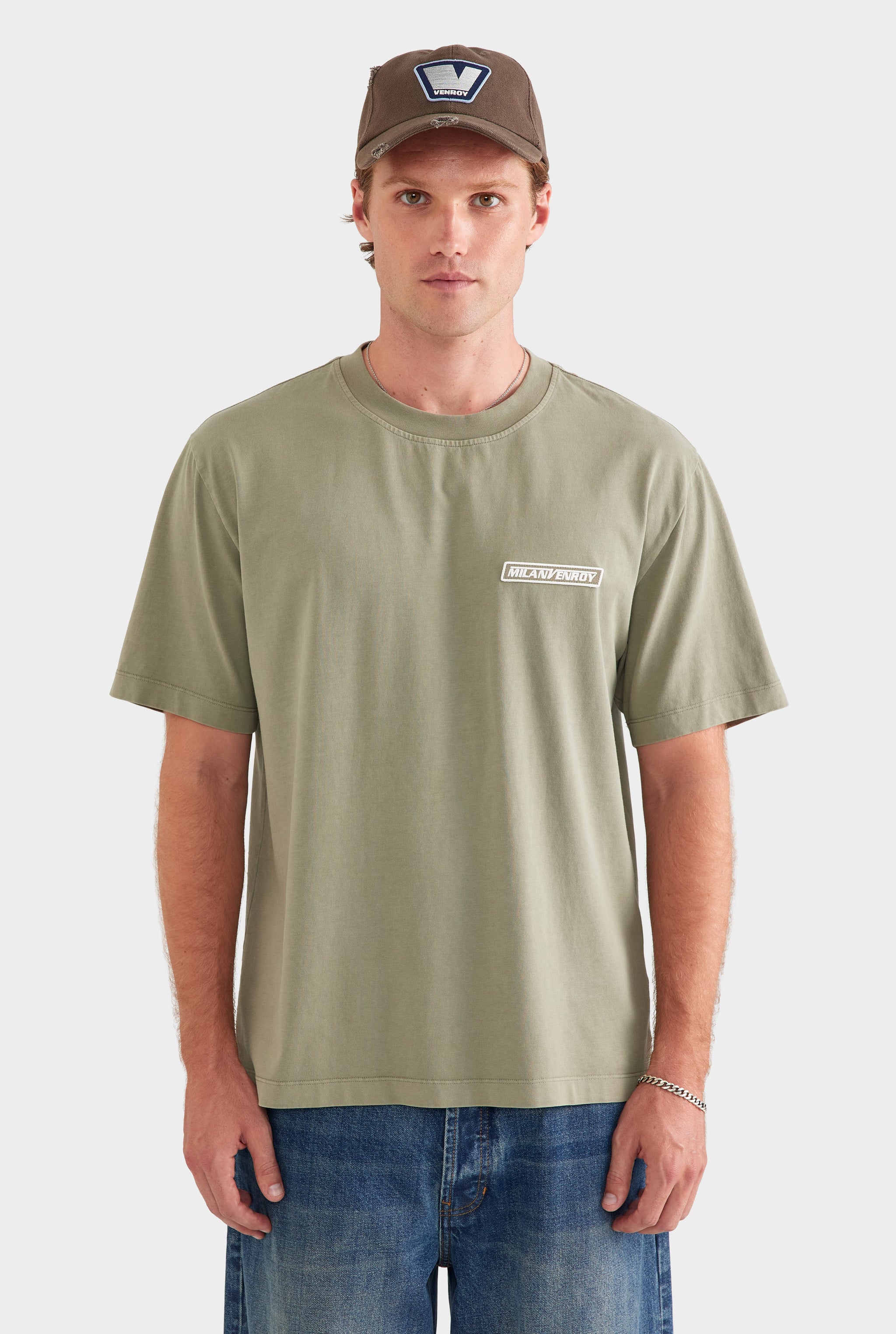 Standard Cotton T Shirt - Milano/Smokey Olive