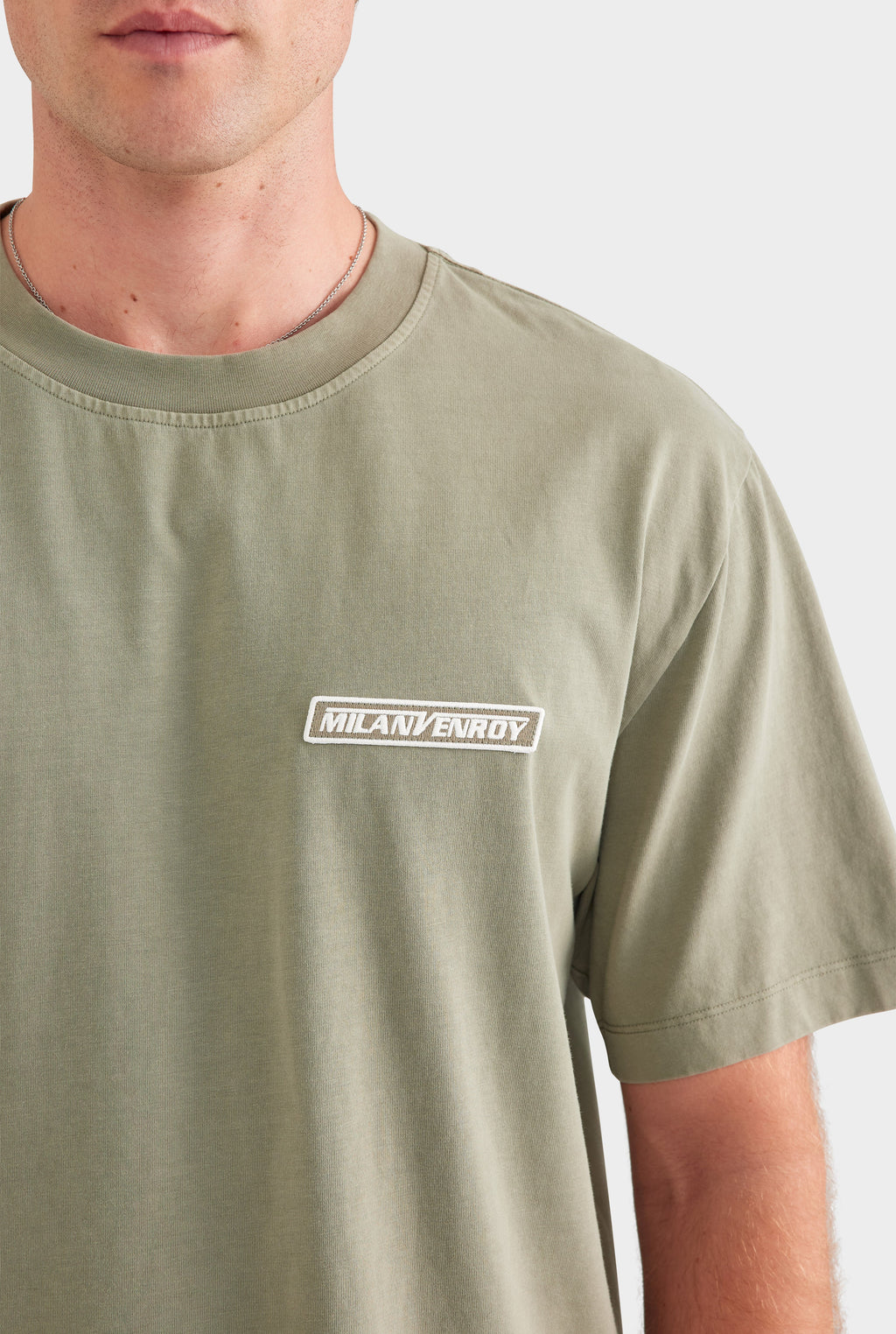 Standard Cotton T Shirt - Milano/Smokey Olive
