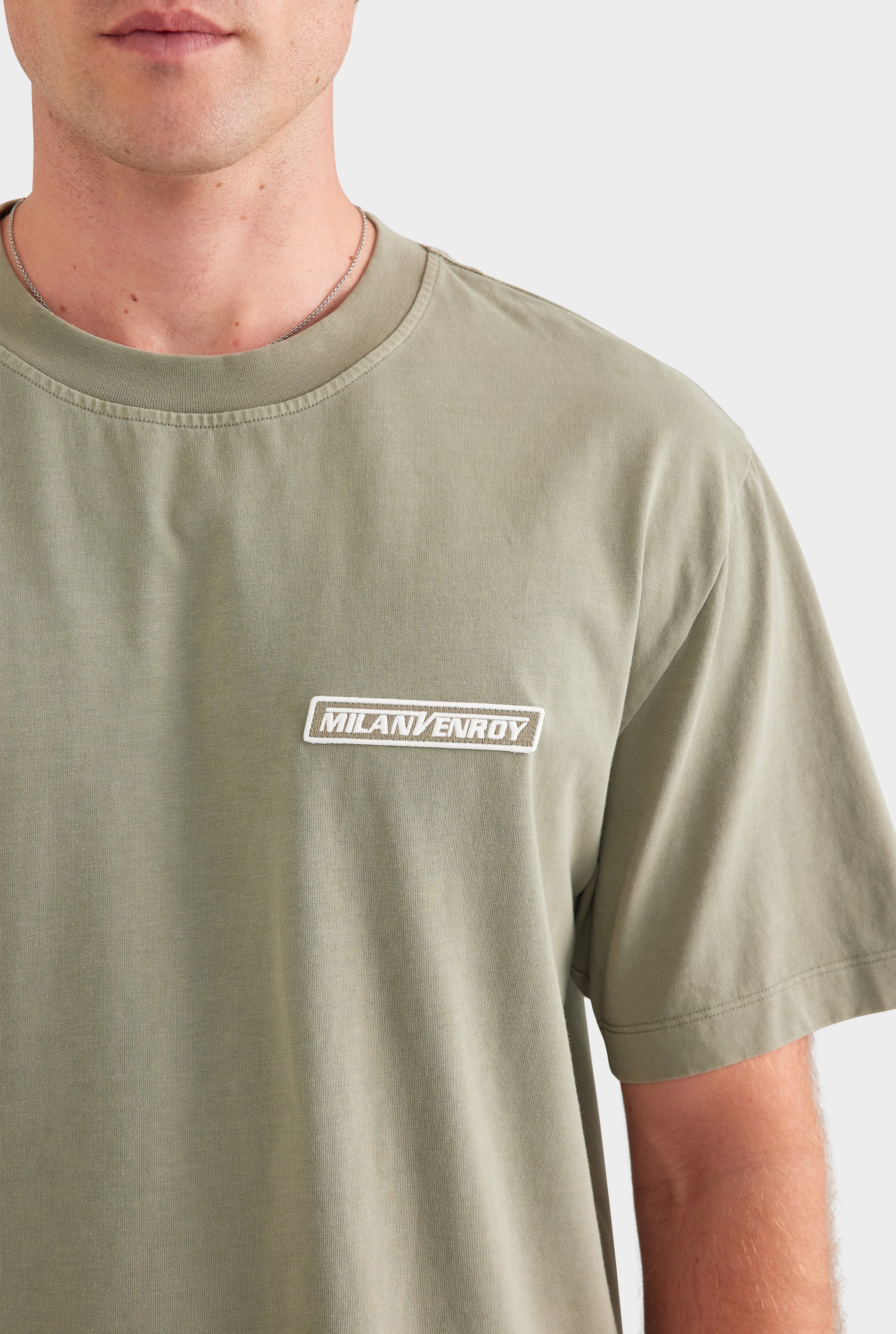 Standard Cotton T Shirt - Milano/Smokey Olive