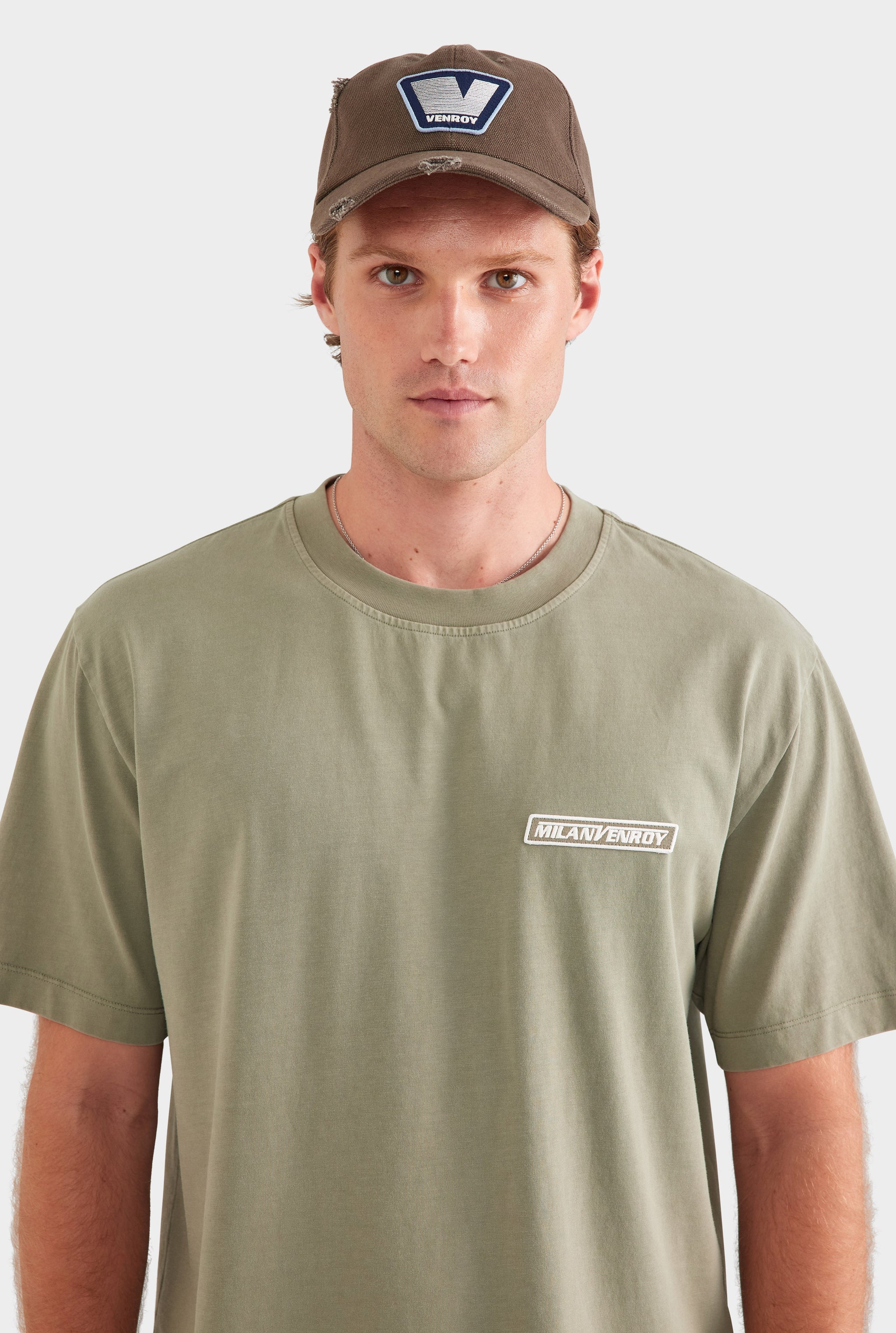 Standard Cotton T Shirt - Milano/Smokey Olive