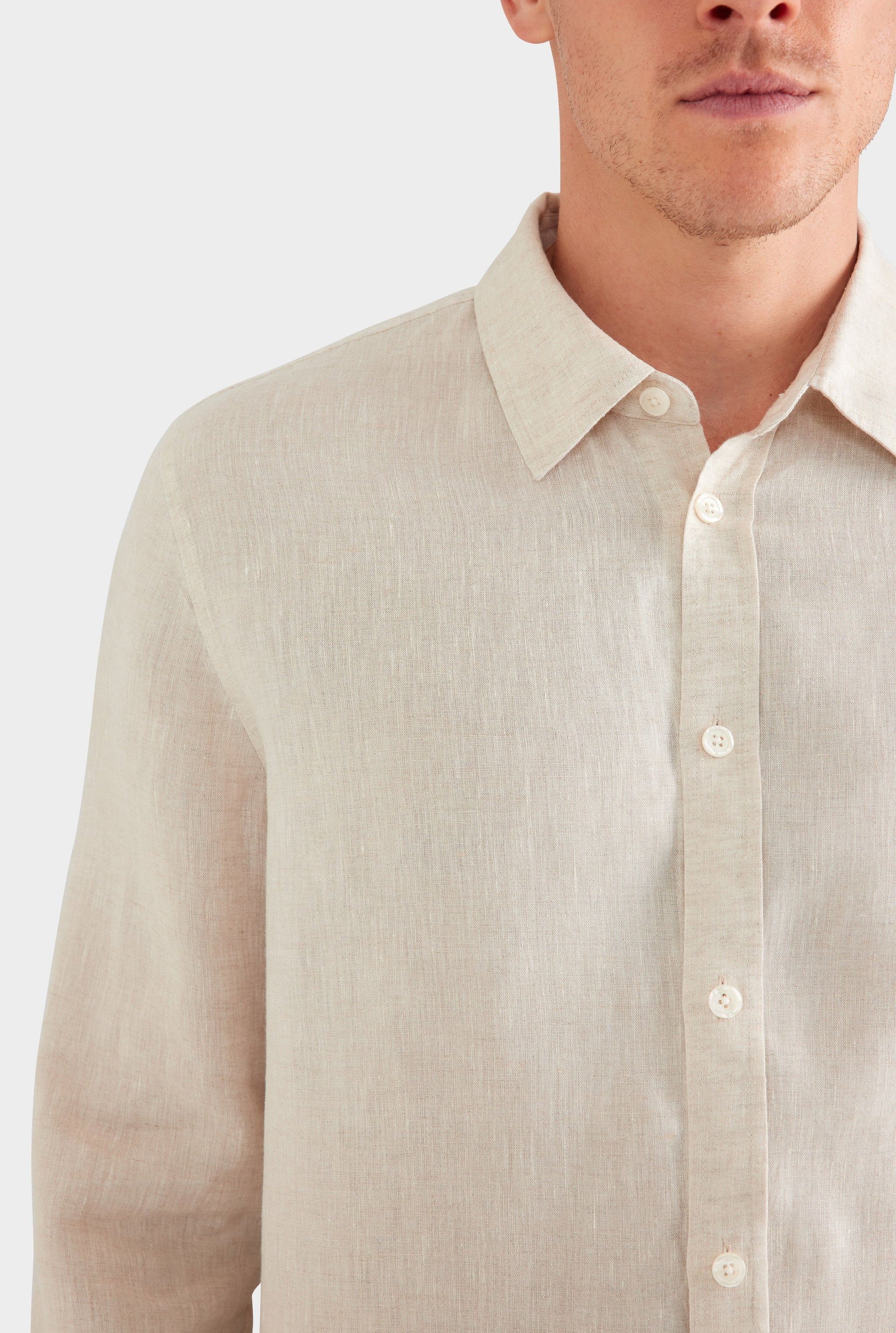 Linen Shirt - Sand