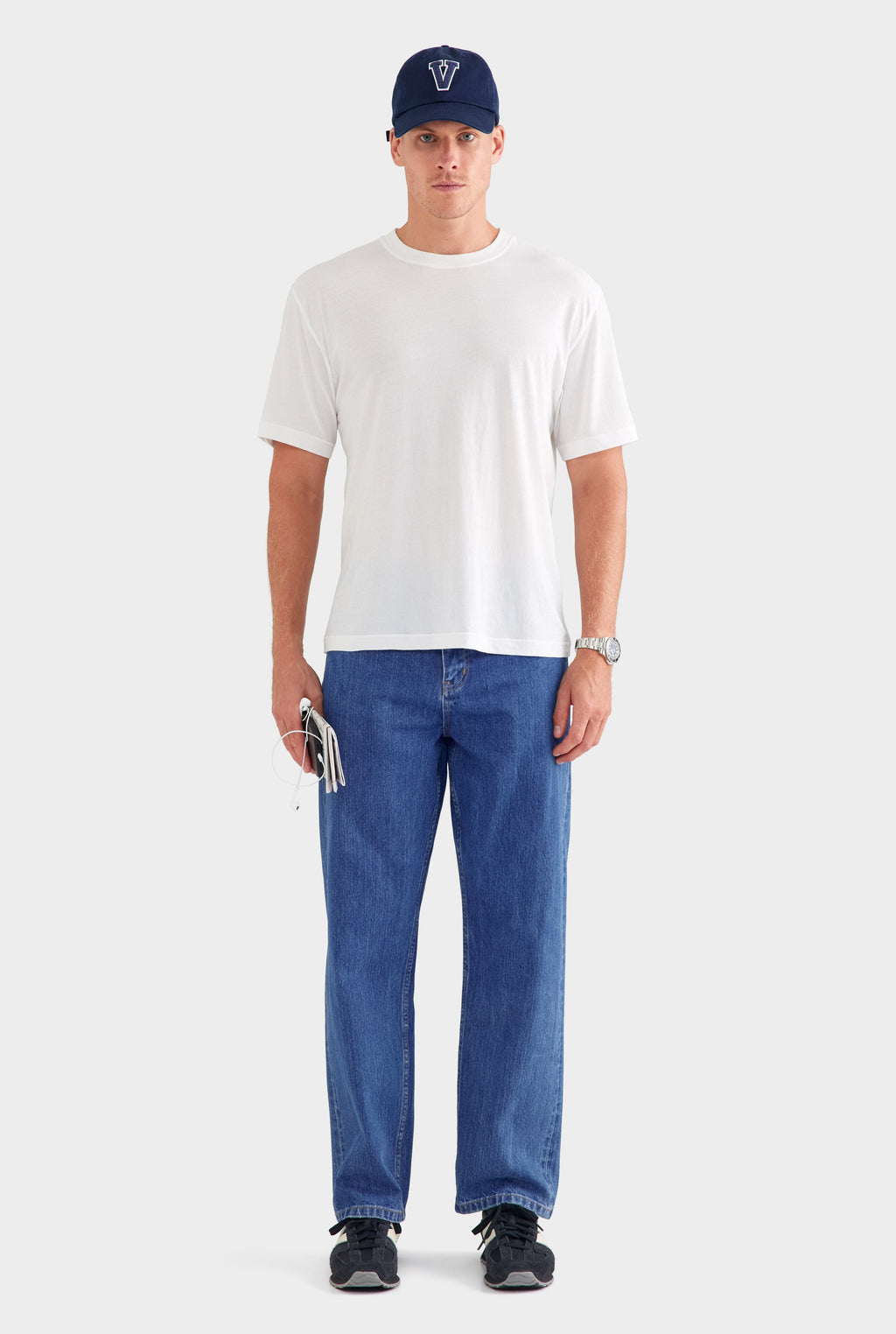 Lightweight Standard Cotton T Shirt - White