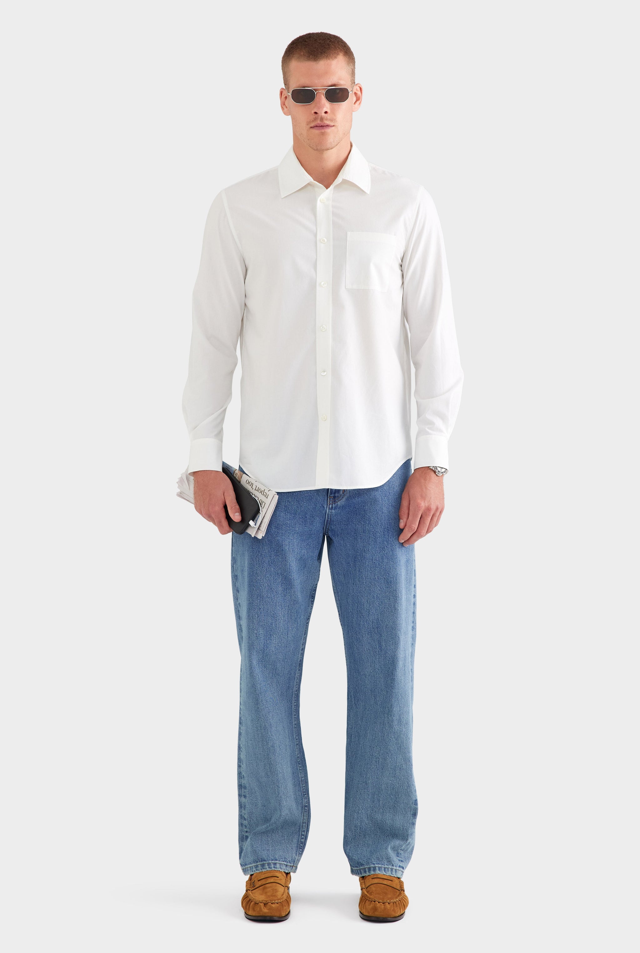 Classic Cotton Shirt - White