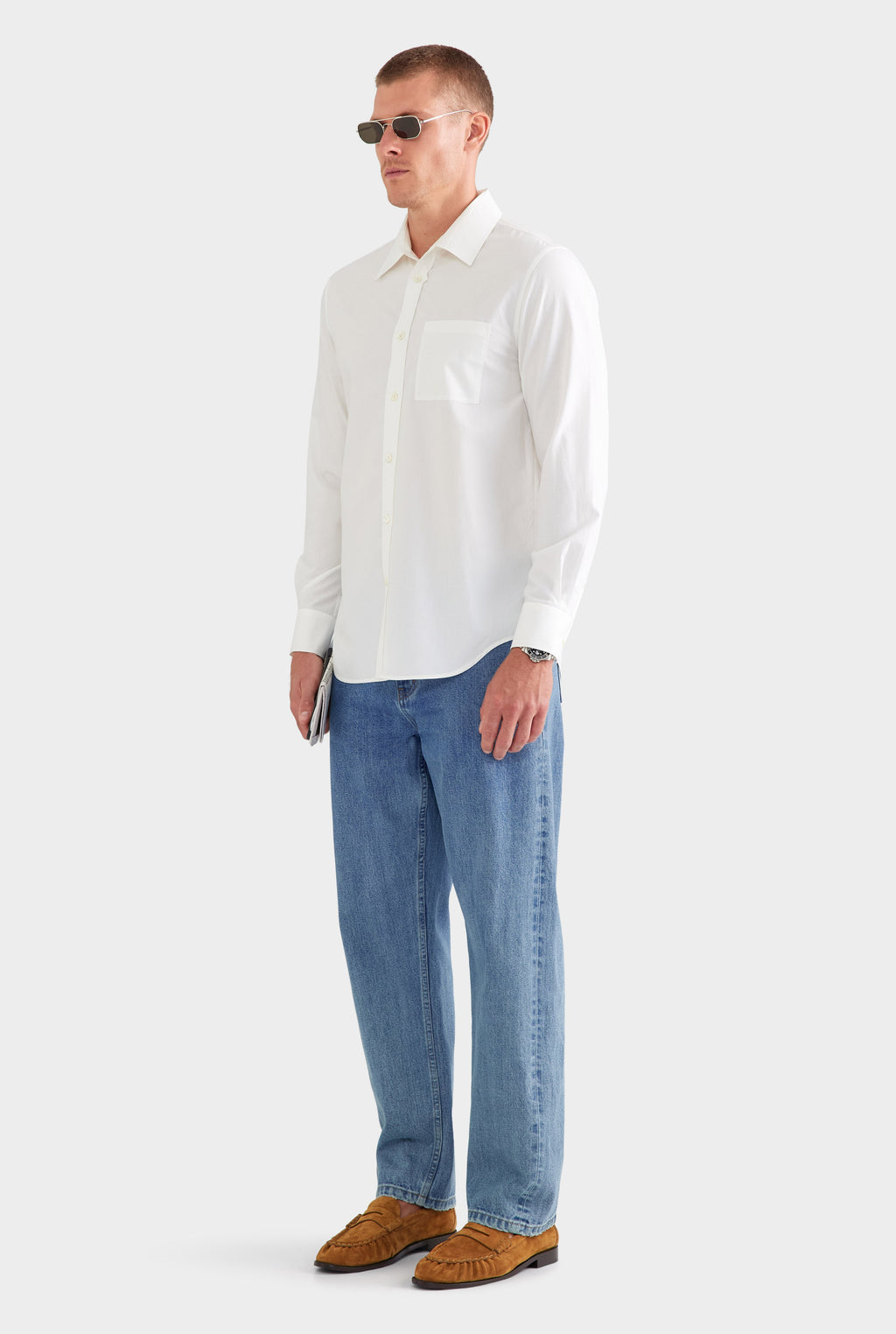 Classic Cotton Shirt - White