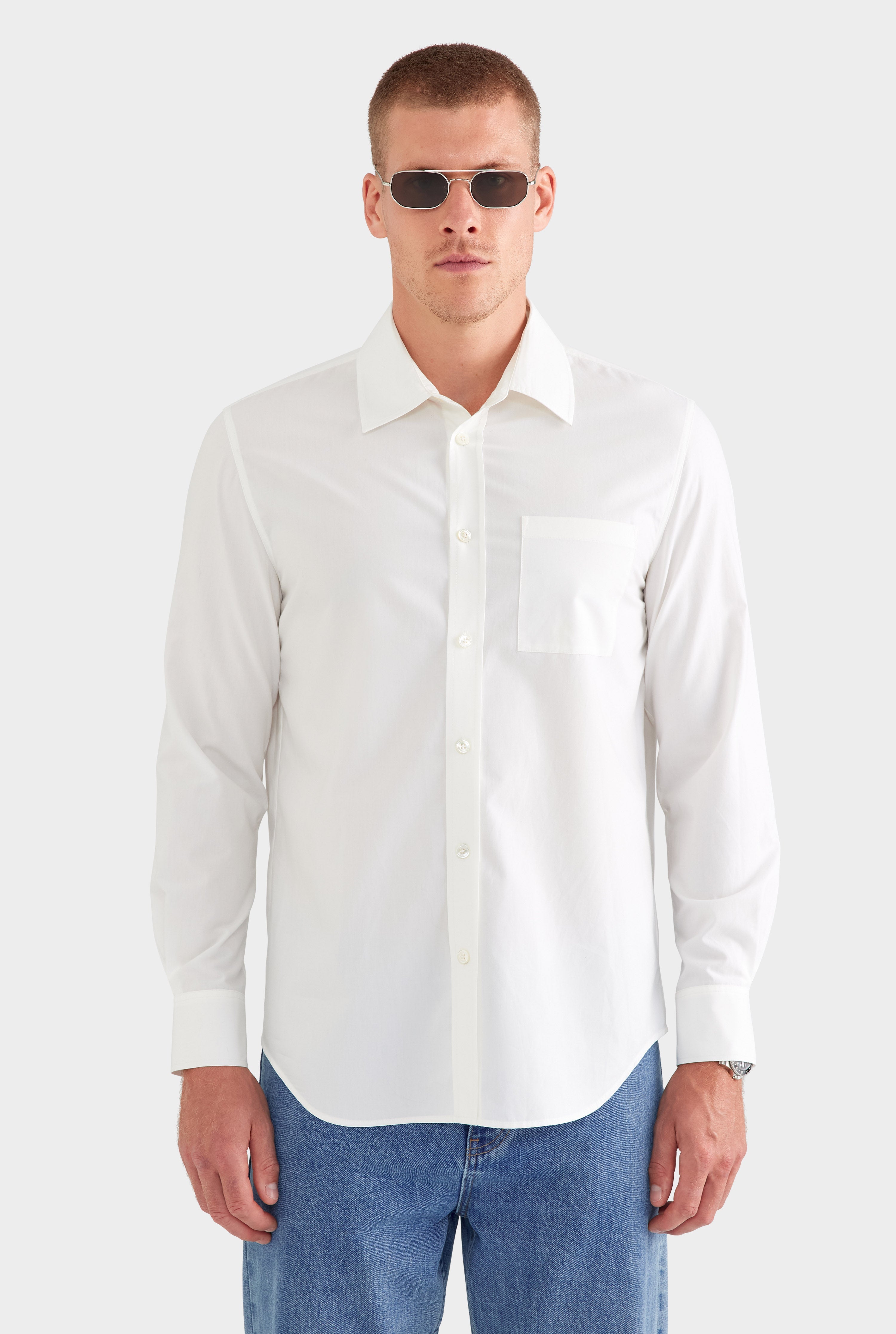 Classic Cotton Shirt - White