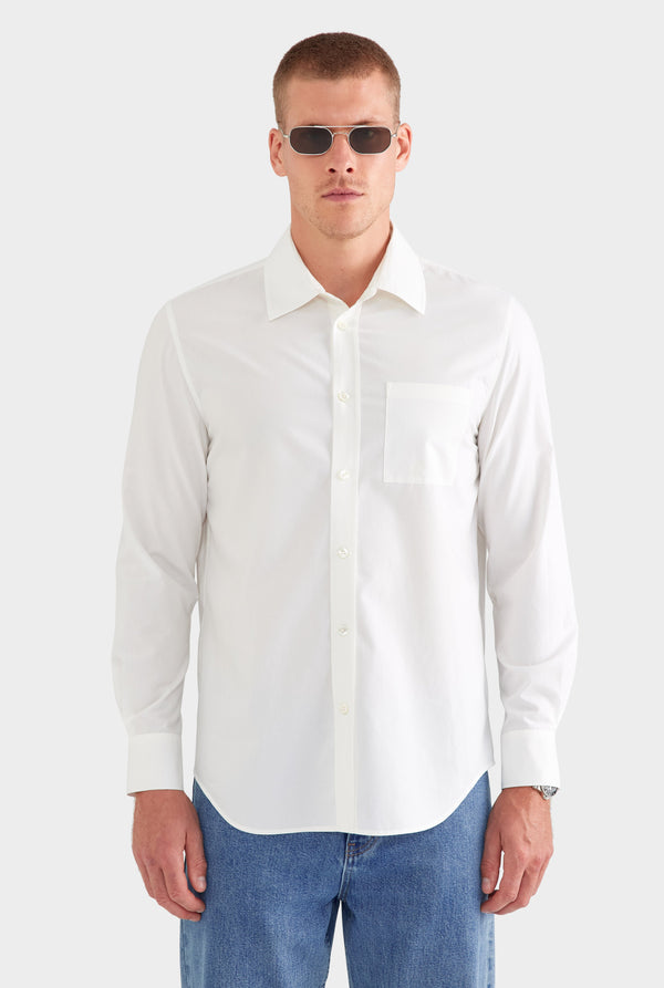 Classic Cotton Shirt - White