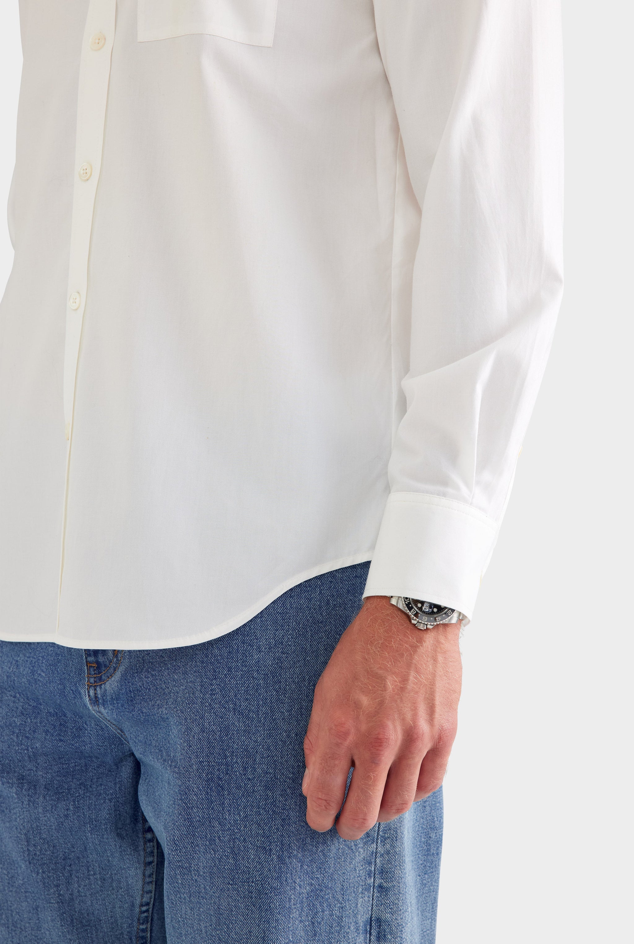 Classic Cotton Shirt - White