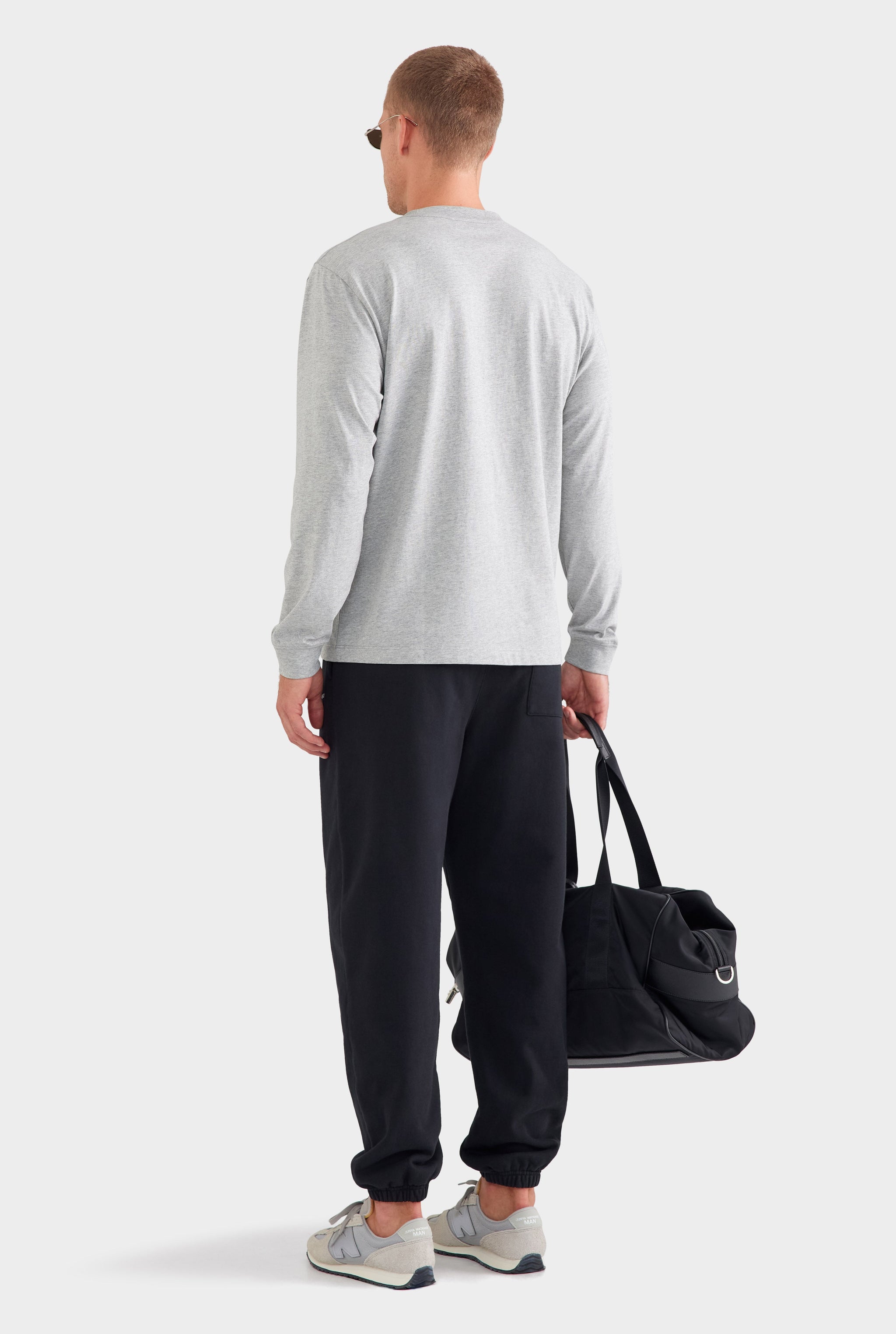 Standard Long Sleeve T Shirt - Grey Marl