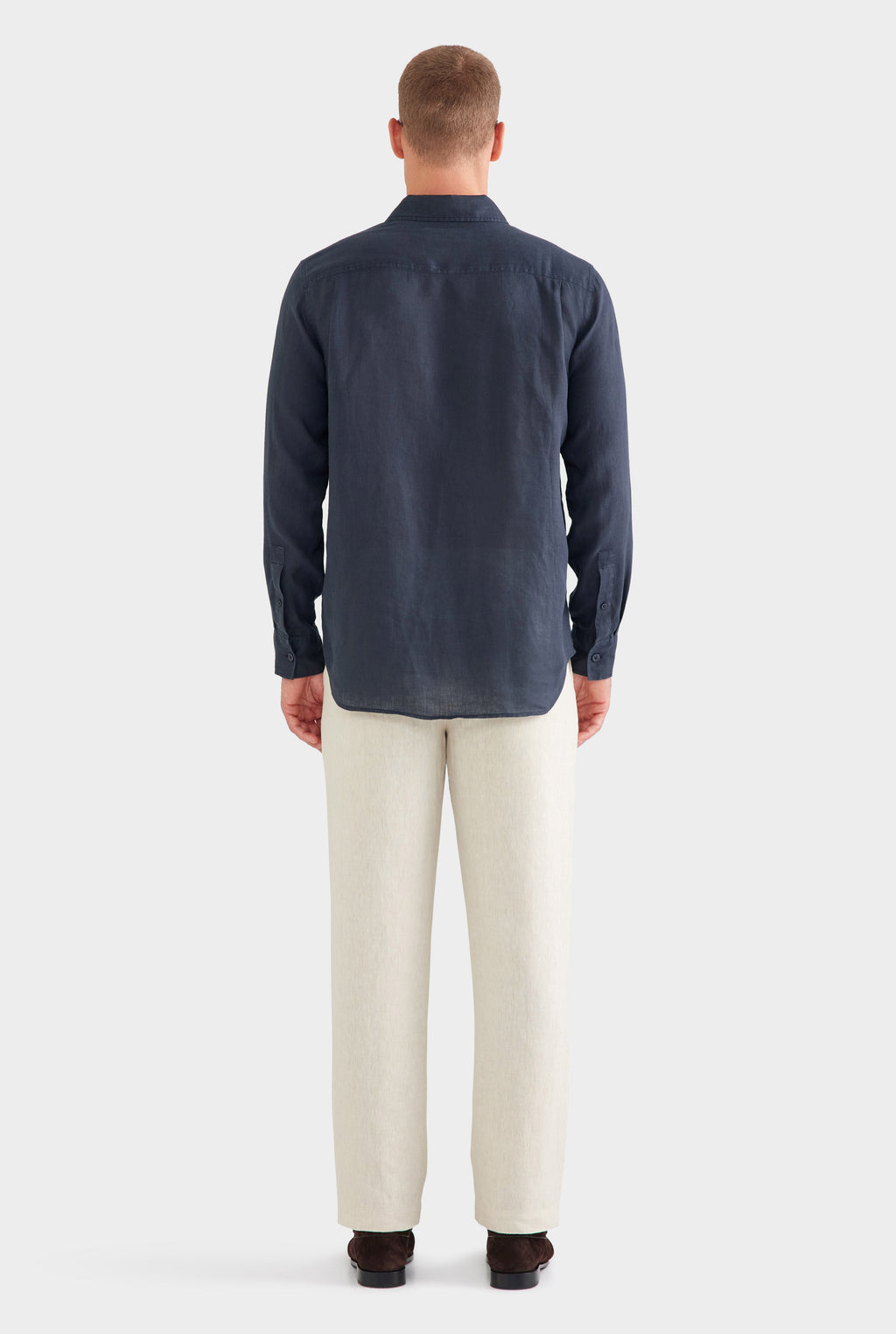 Linen Shirt - Navy
