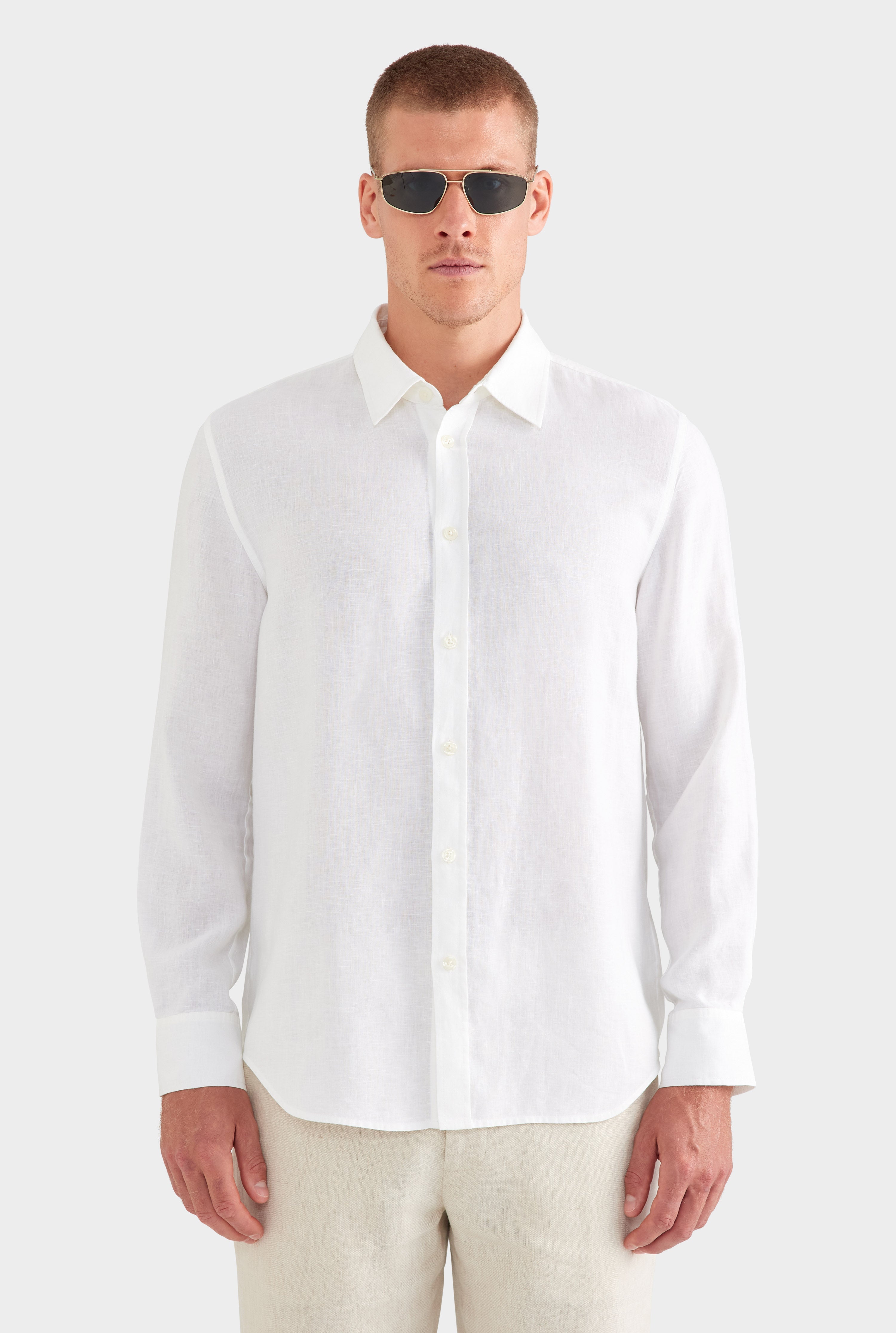 Linen Shirt - White