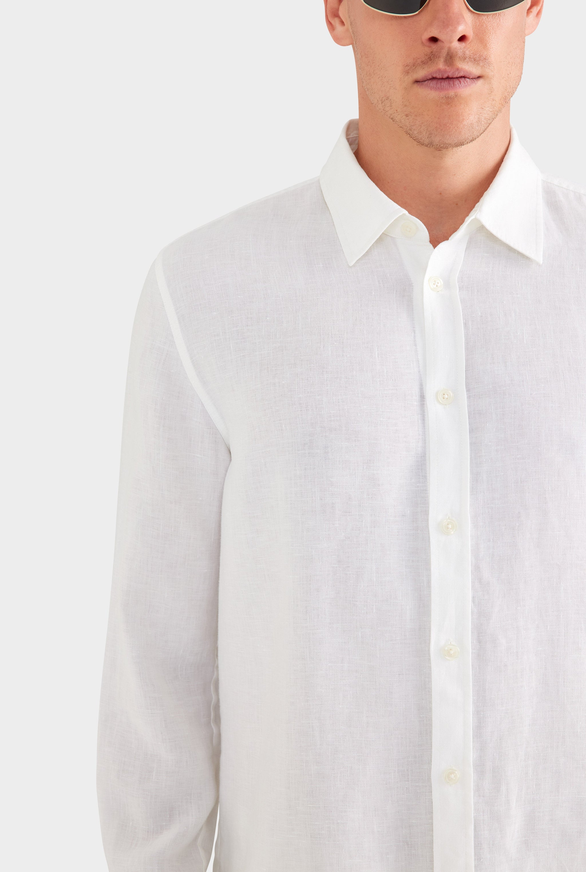 Linen Shirt - White