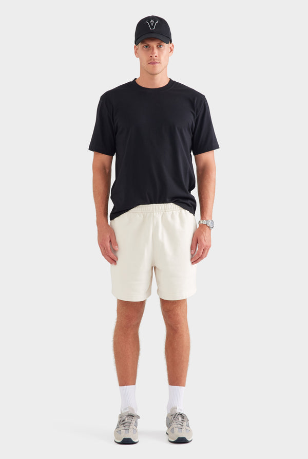 Fleece Track Short - Cream