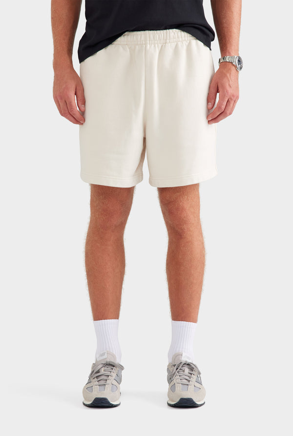 Fleece Track Short - Cream