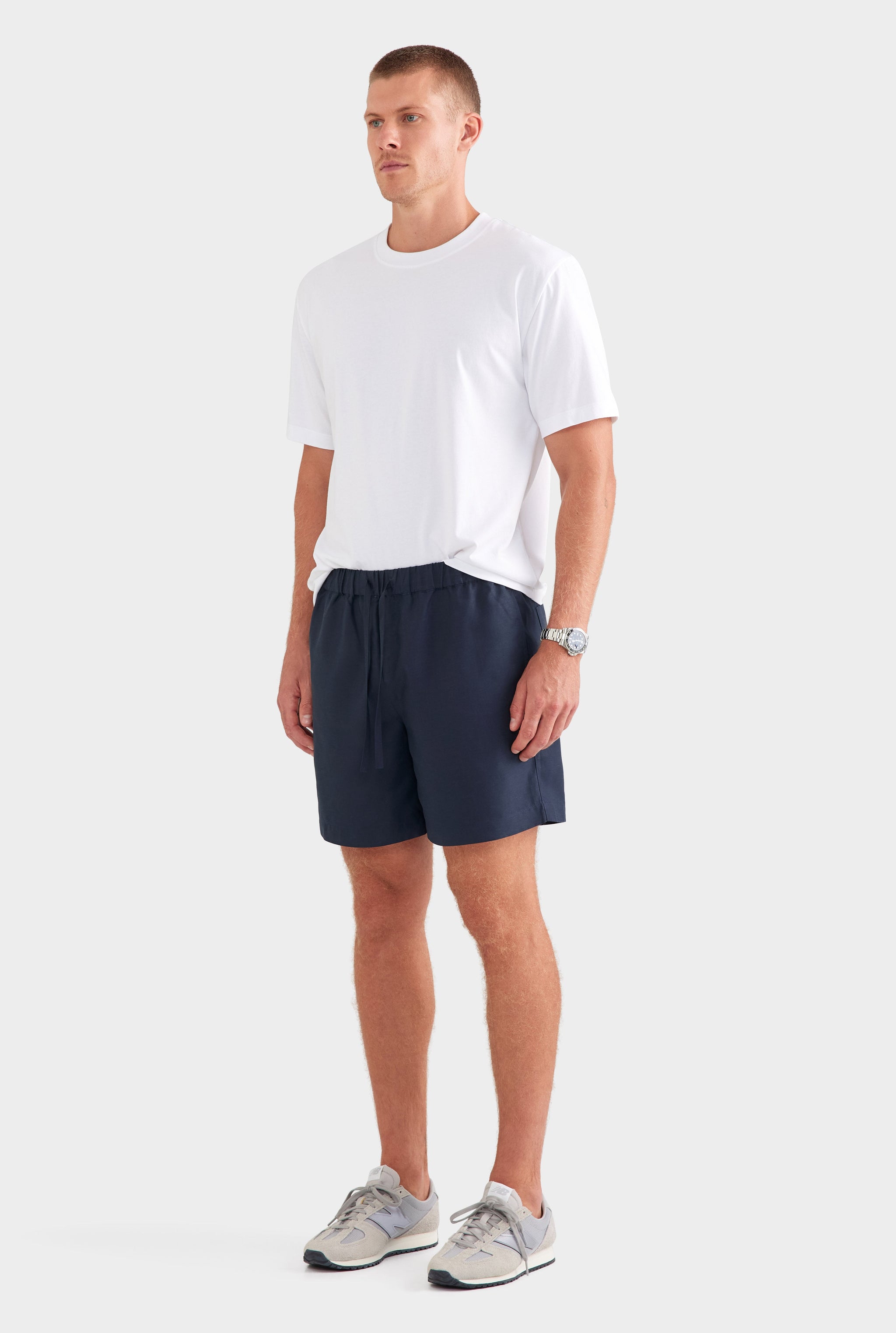 Relaxed Tencel Short - Navy