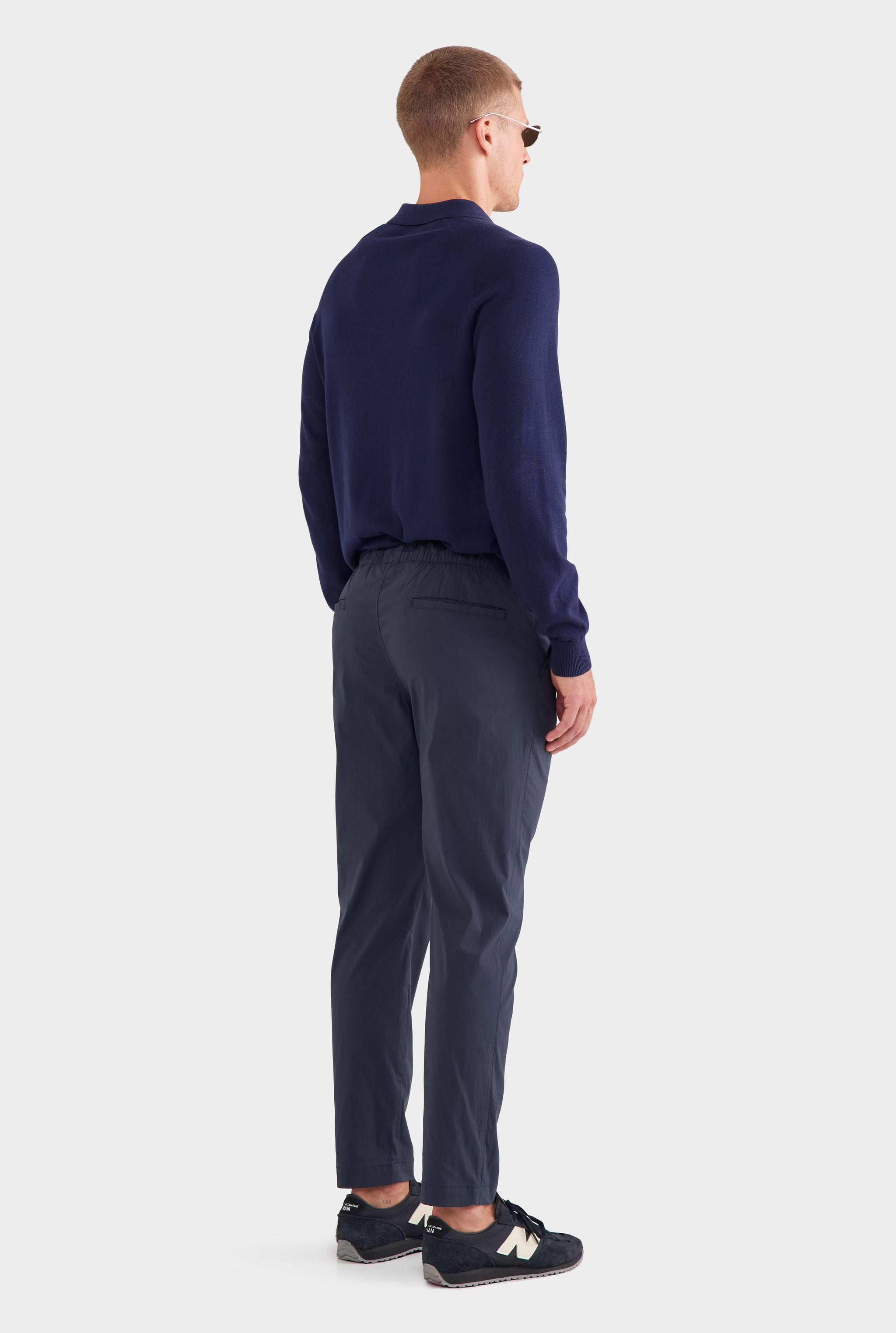 Cotton Stretch Pant - Navy