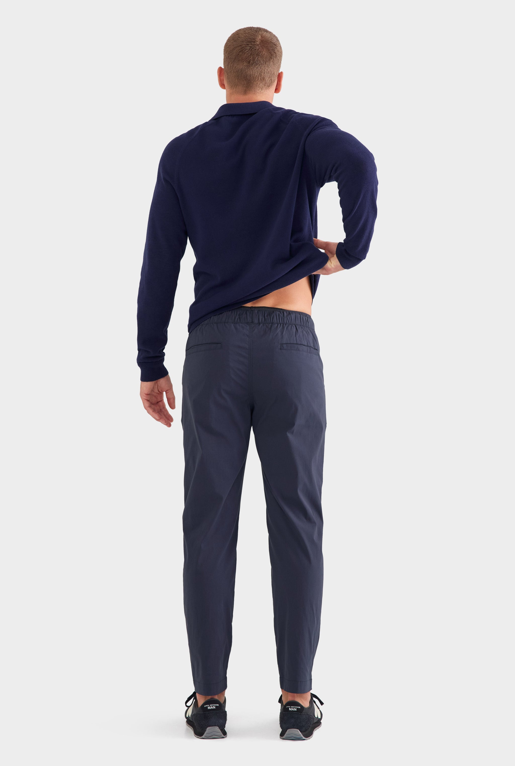 Cotton Stretch Pant - Navy