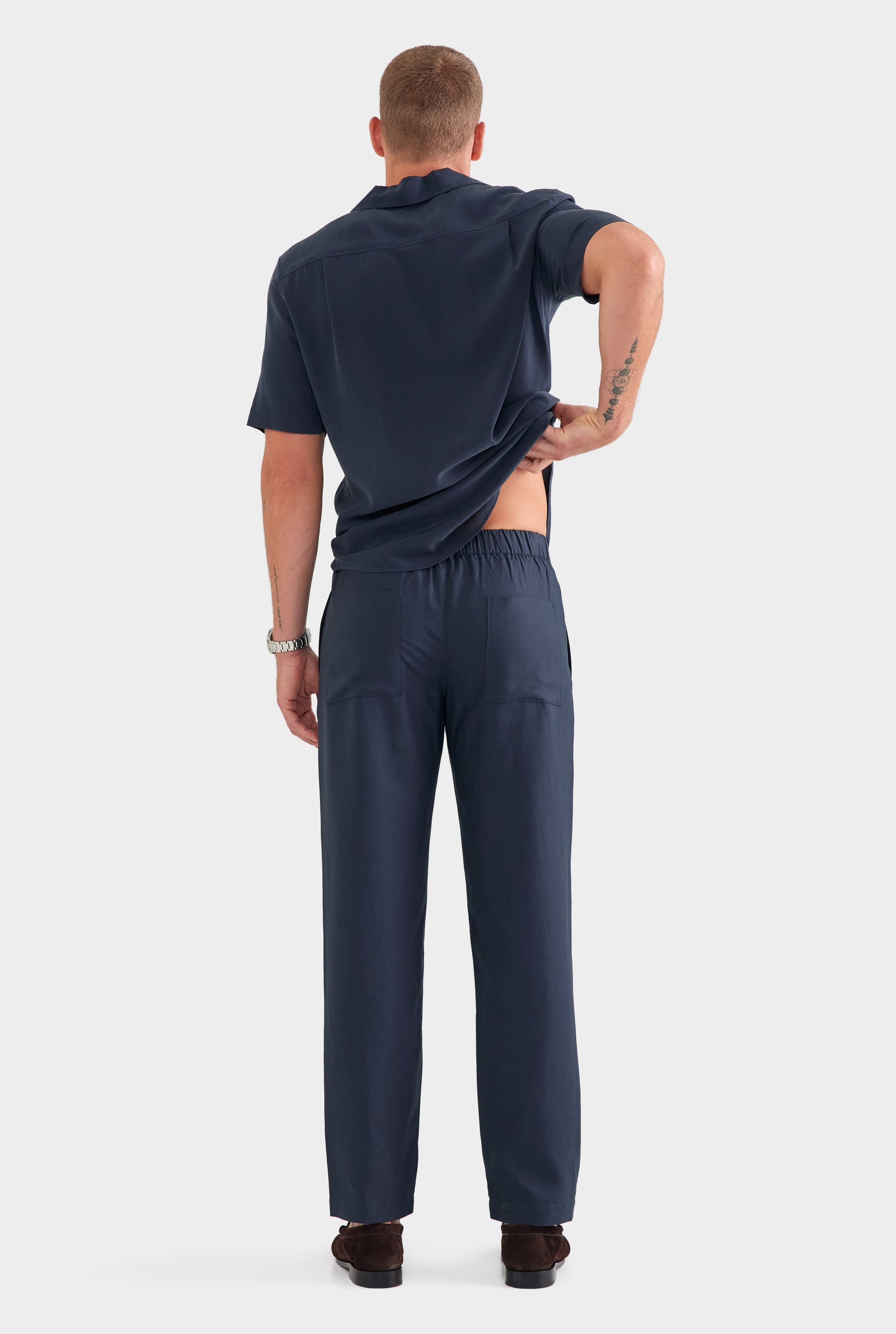 Tencel Lounge Pant - Navy
