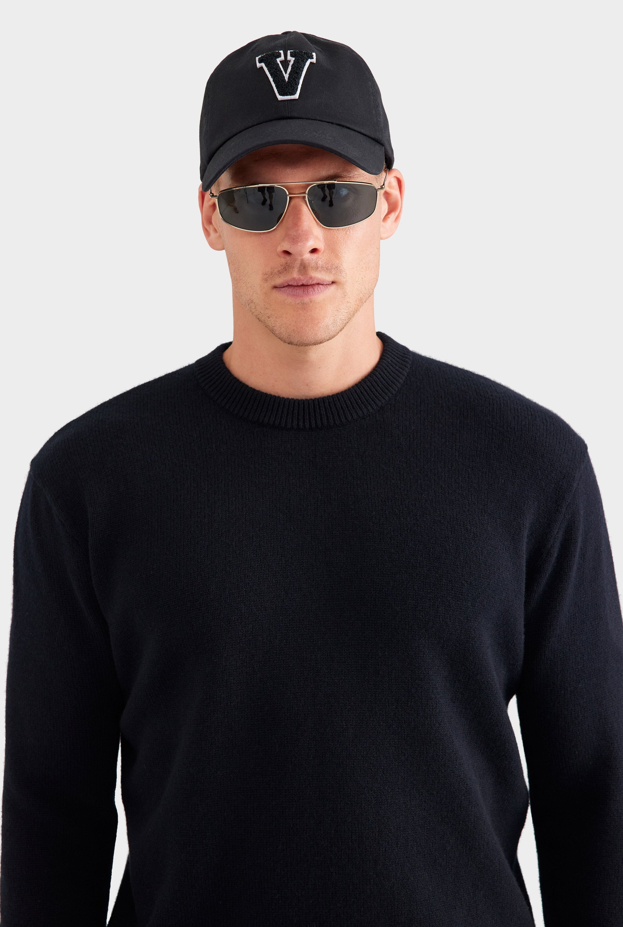 Wool Cashmere Sweater - Black