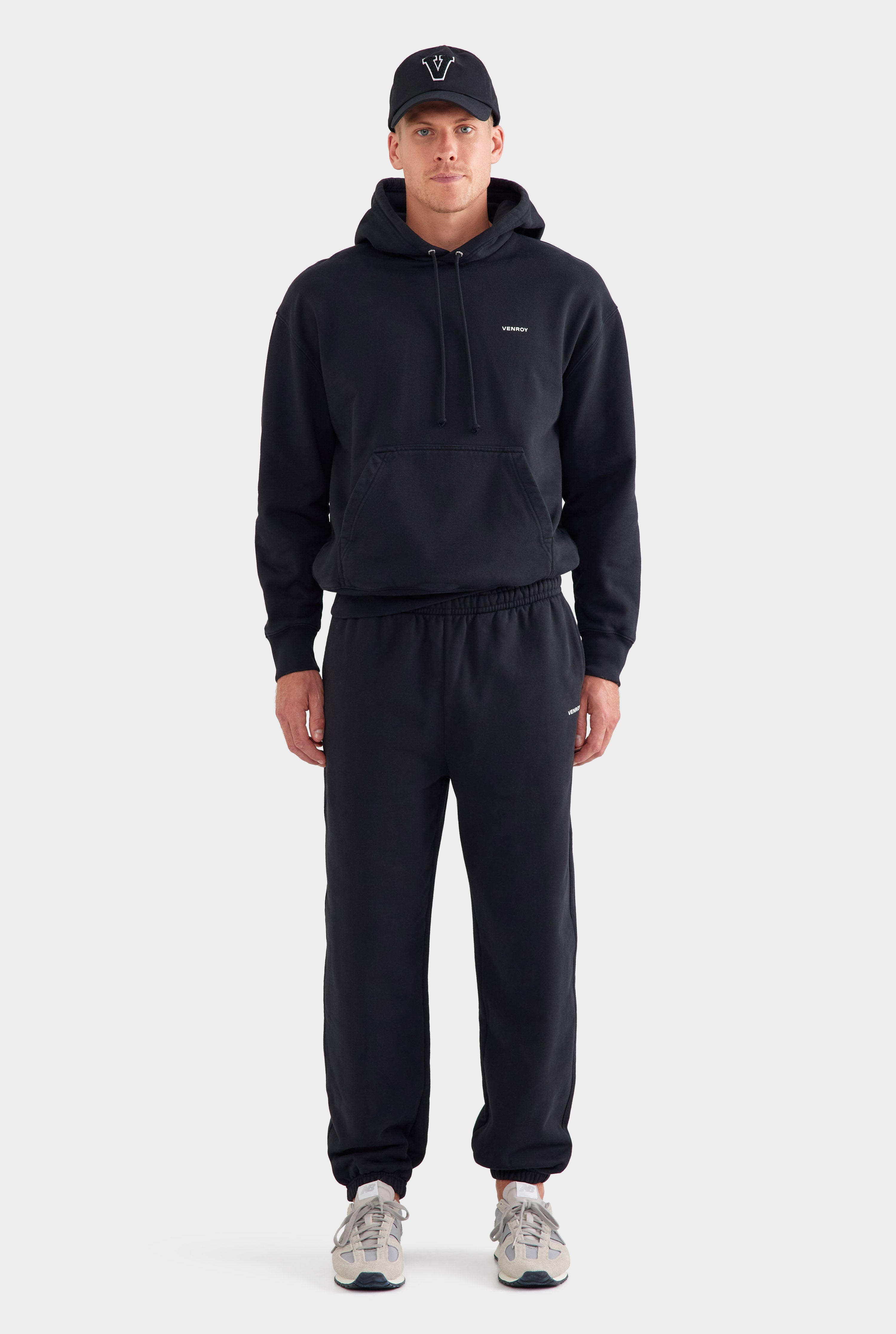 Fleece Track Pant - Black