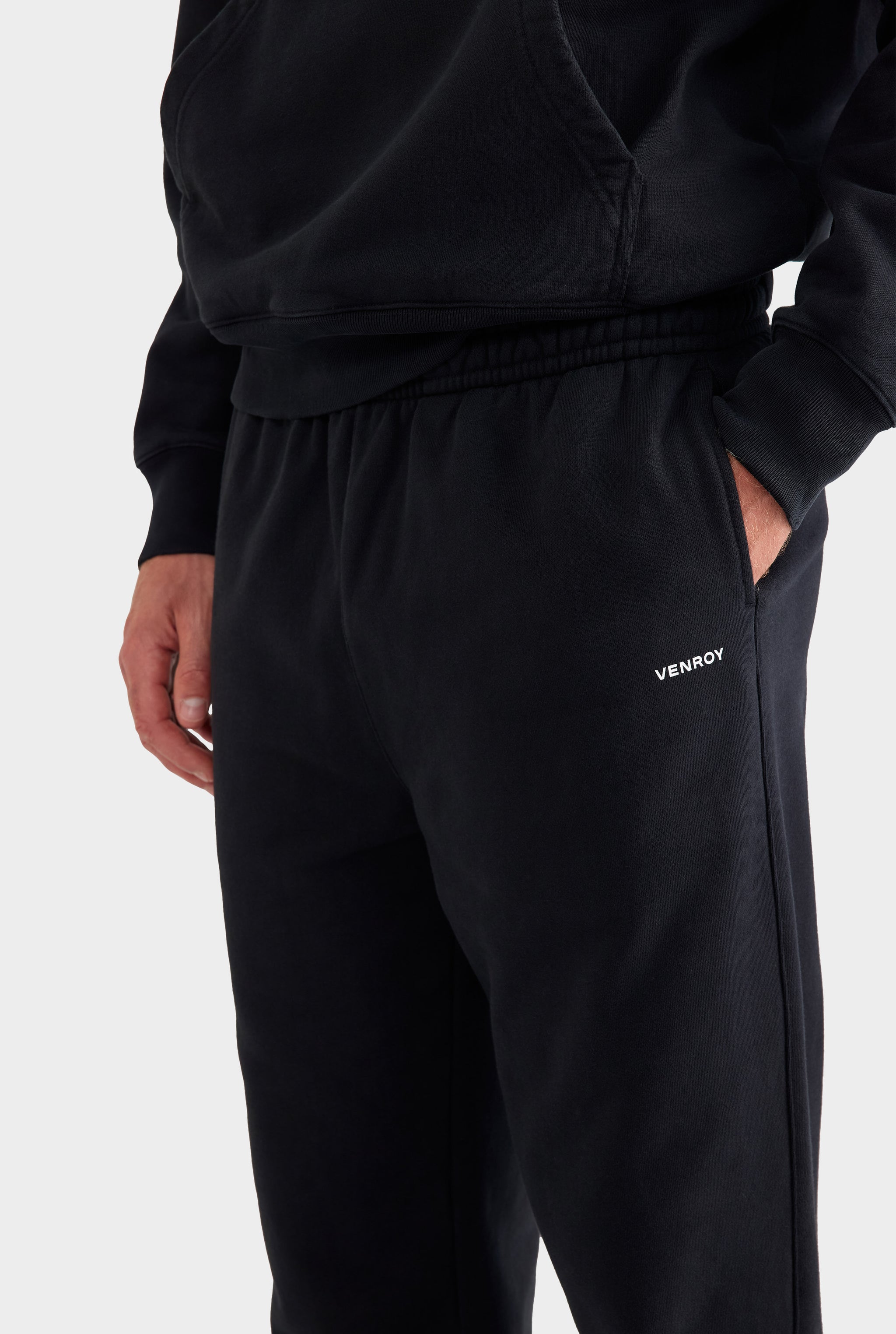 Fleece Track Pant - Black