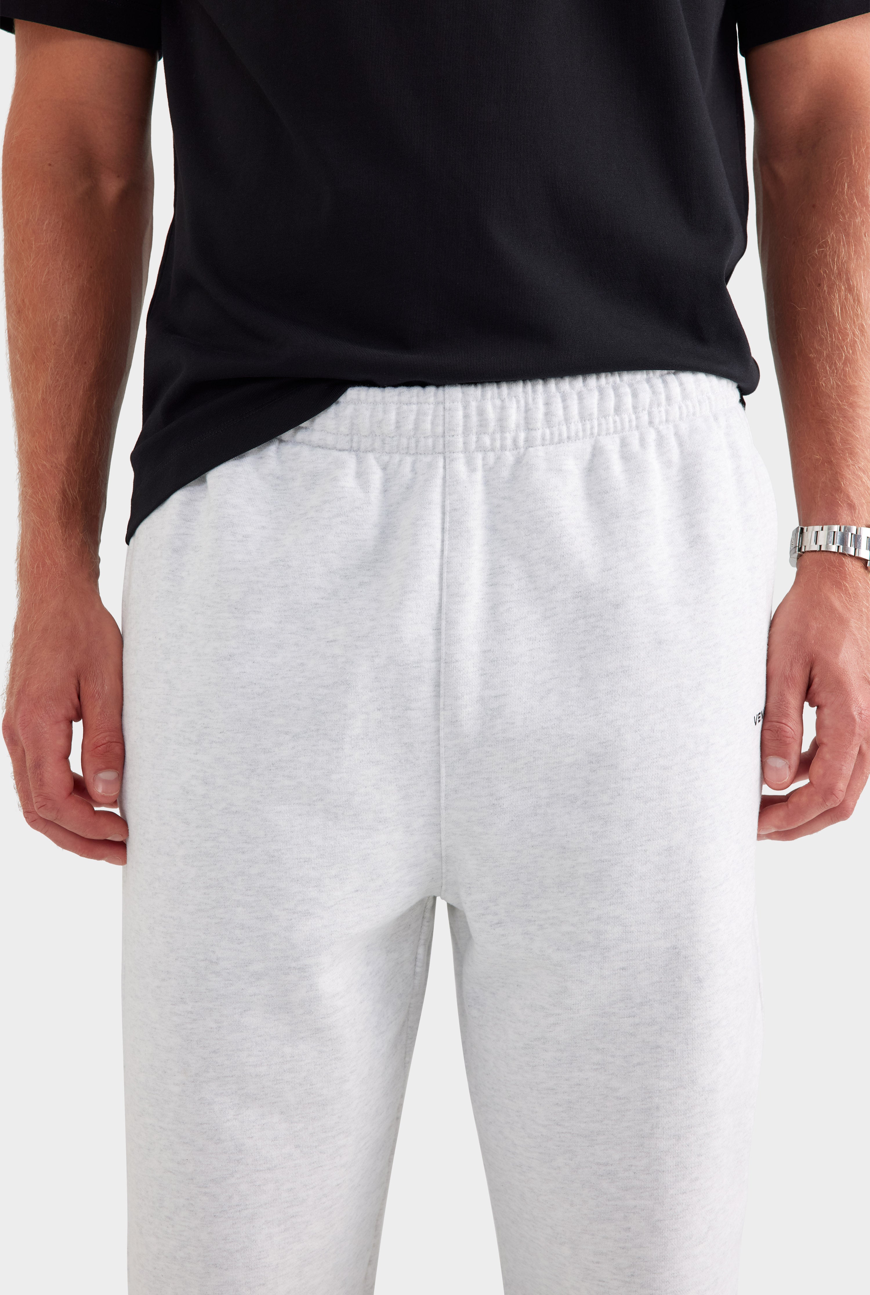 Fleece Track Pant - Light Grey Marl