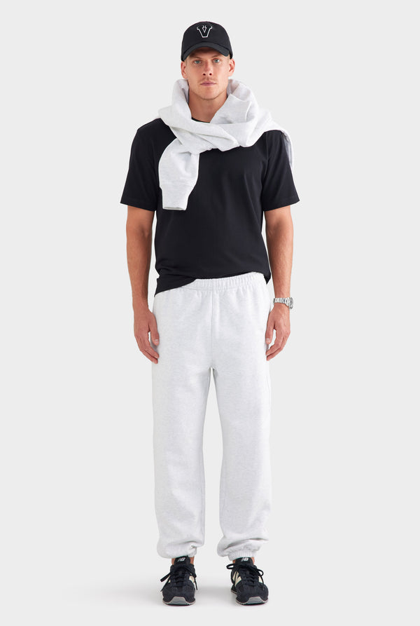Fleece Track Pant - Light Grey Marl