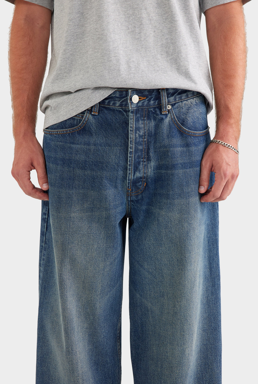 Baggy Denim Jean - Dark Vintage Wash