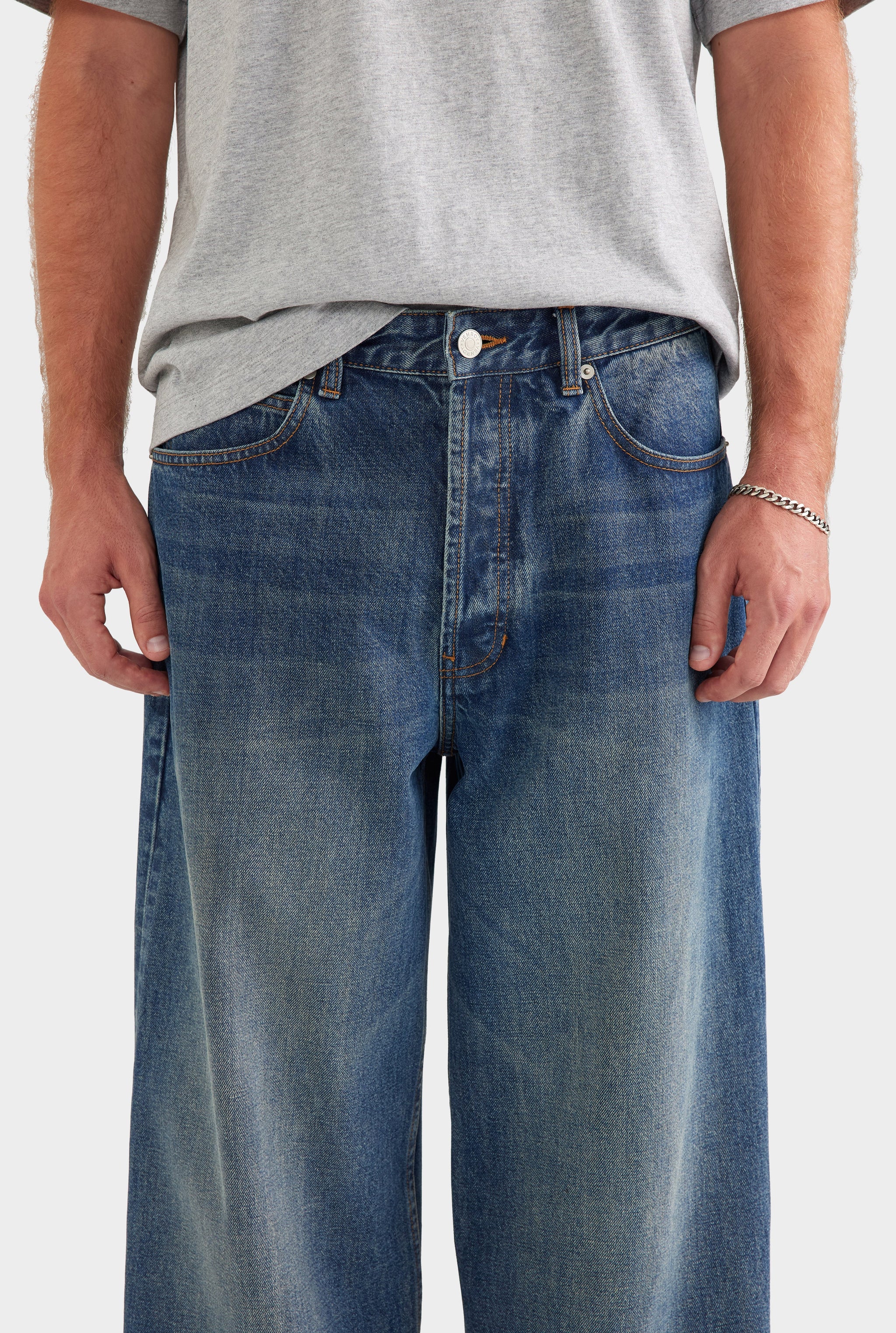 Baggy Denim Jean - Dark Vintage Wash