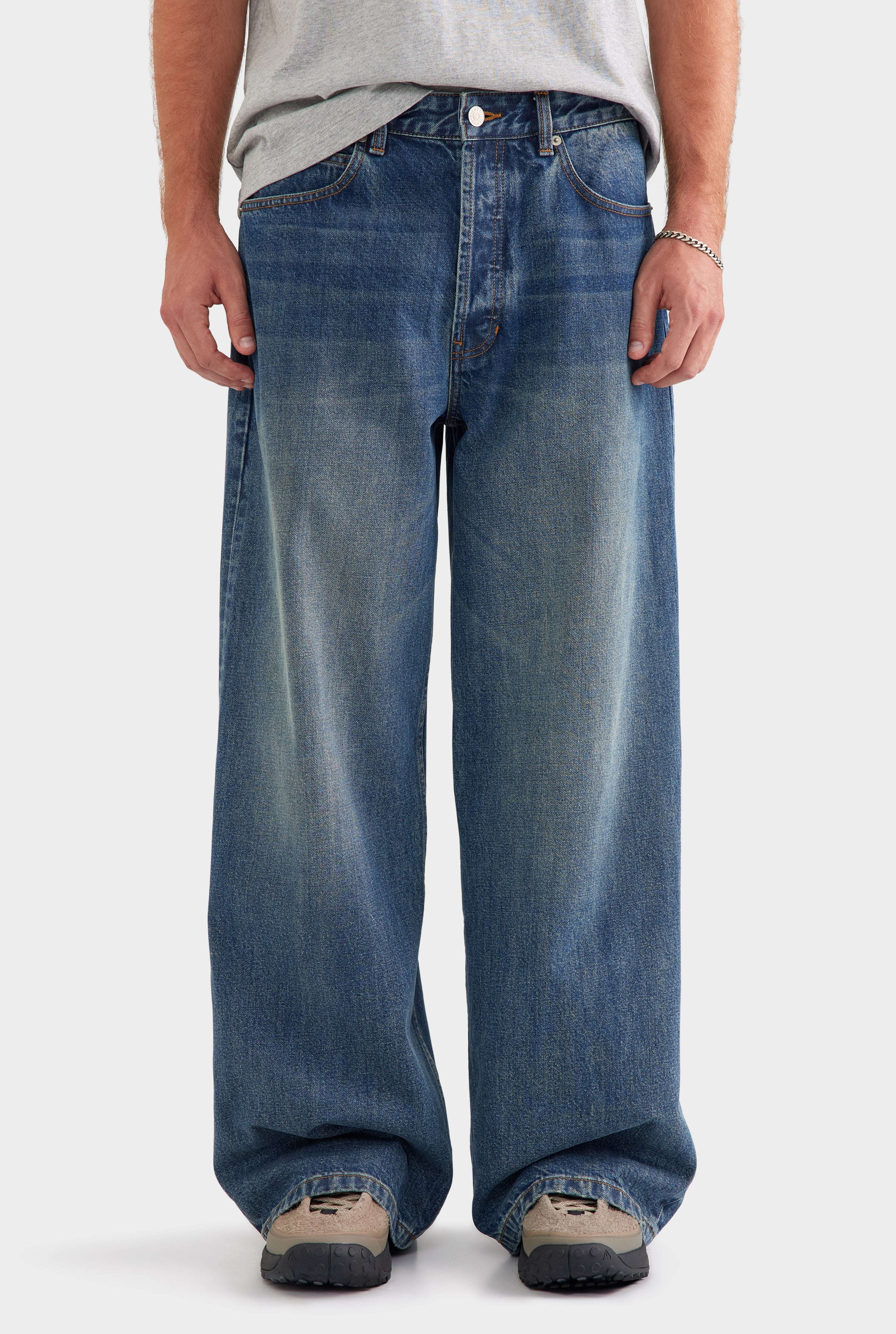 Baggy Denim Jean - Dark Vintage Wash