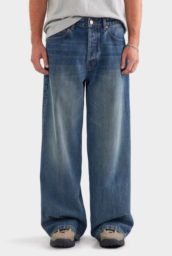 Baggy Denim Jean - Dark Vintage Wash