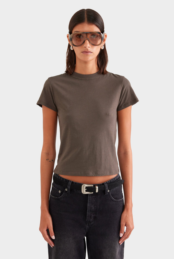 Lightweight Cotton Baby Tee - Dark Olive
