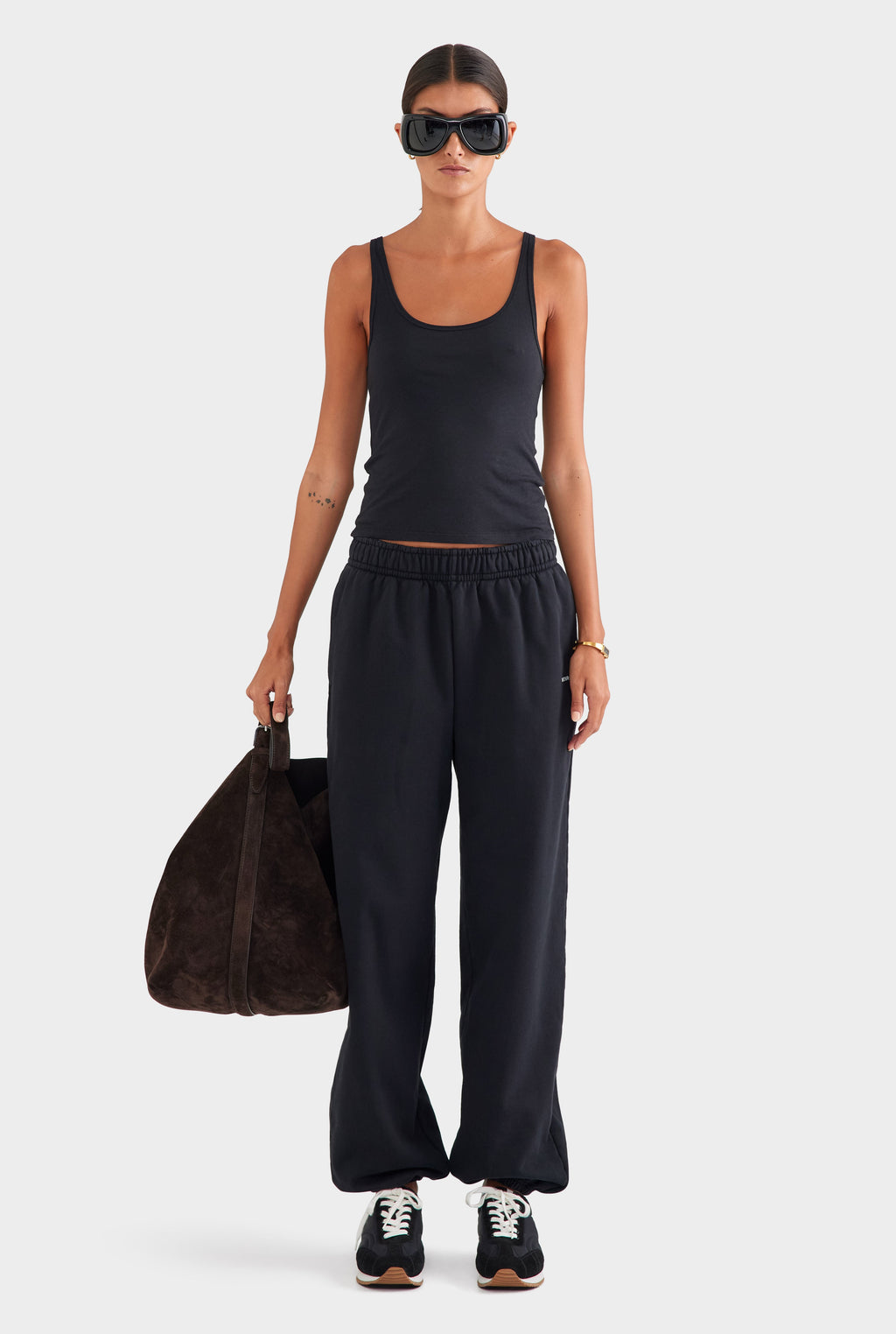 Fleece Track Pant - Black