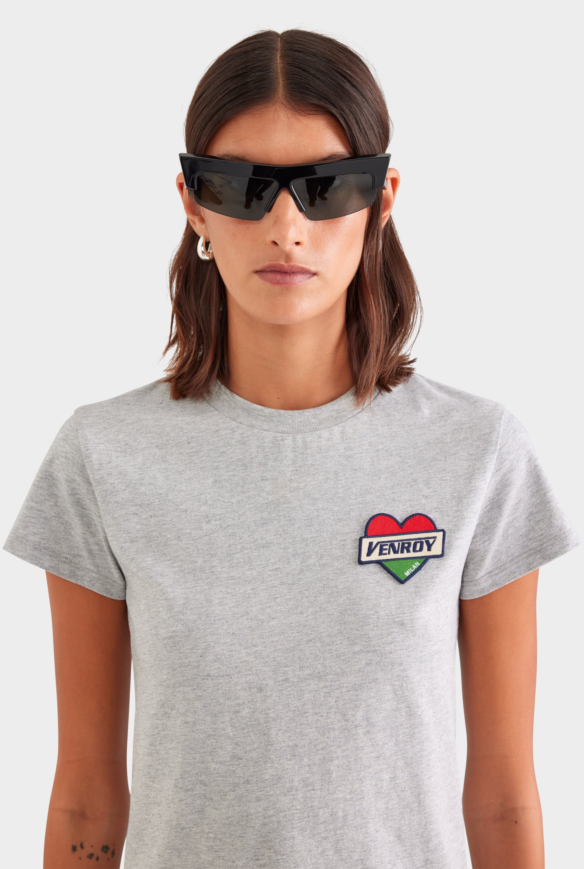 Cotton Baby Tee - Milano/Grey Marl
