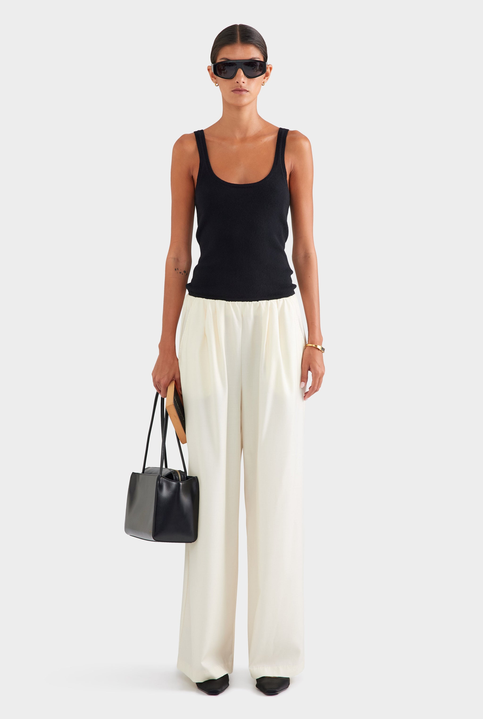 Cashmere Tank - Black