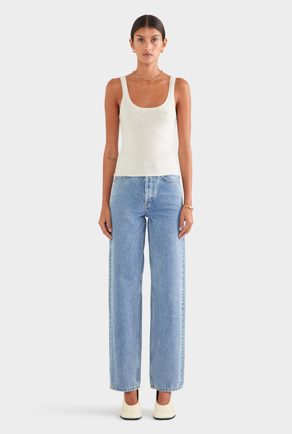 Cashmere Tank - Off White
