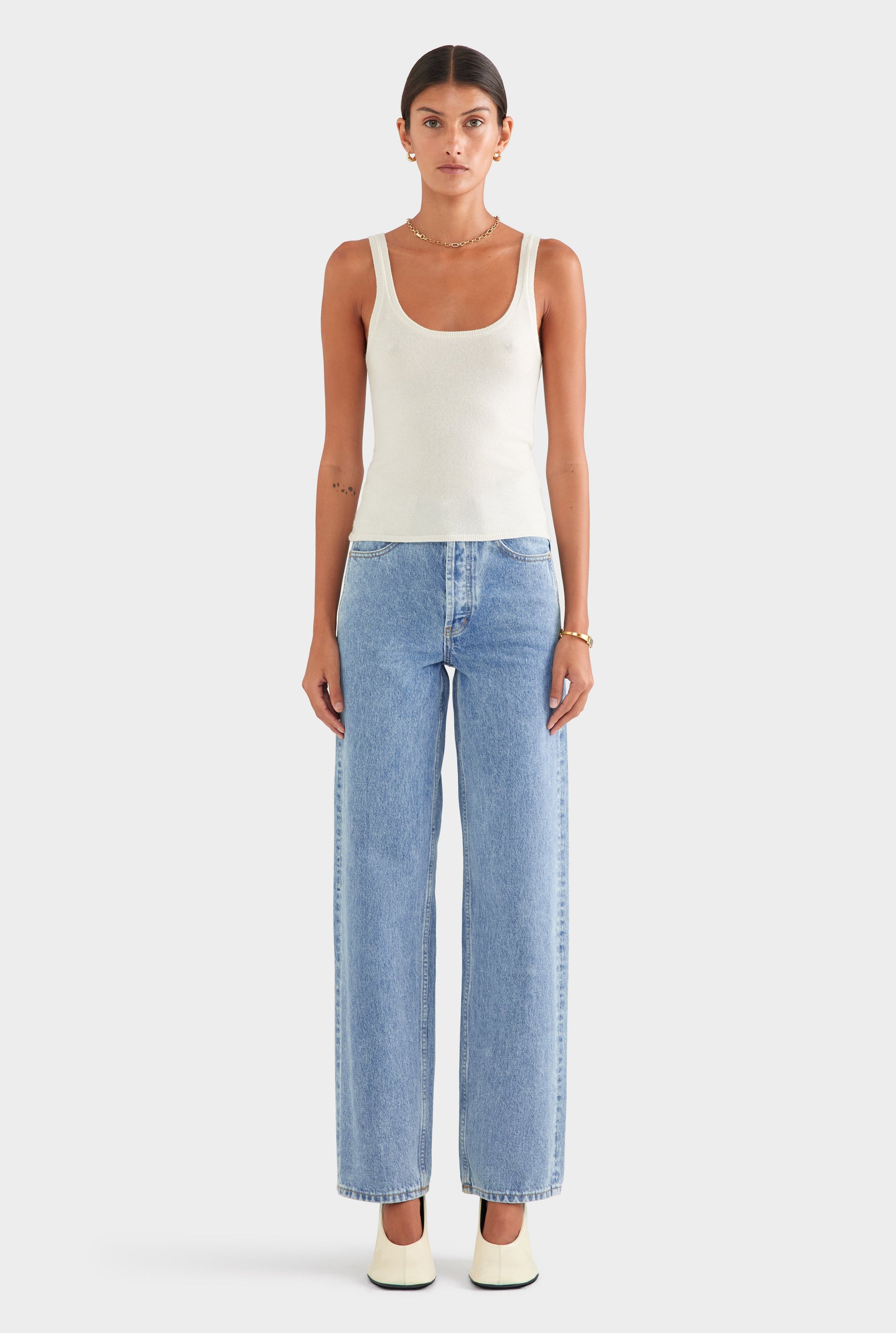 Cashmere Tank - Off White