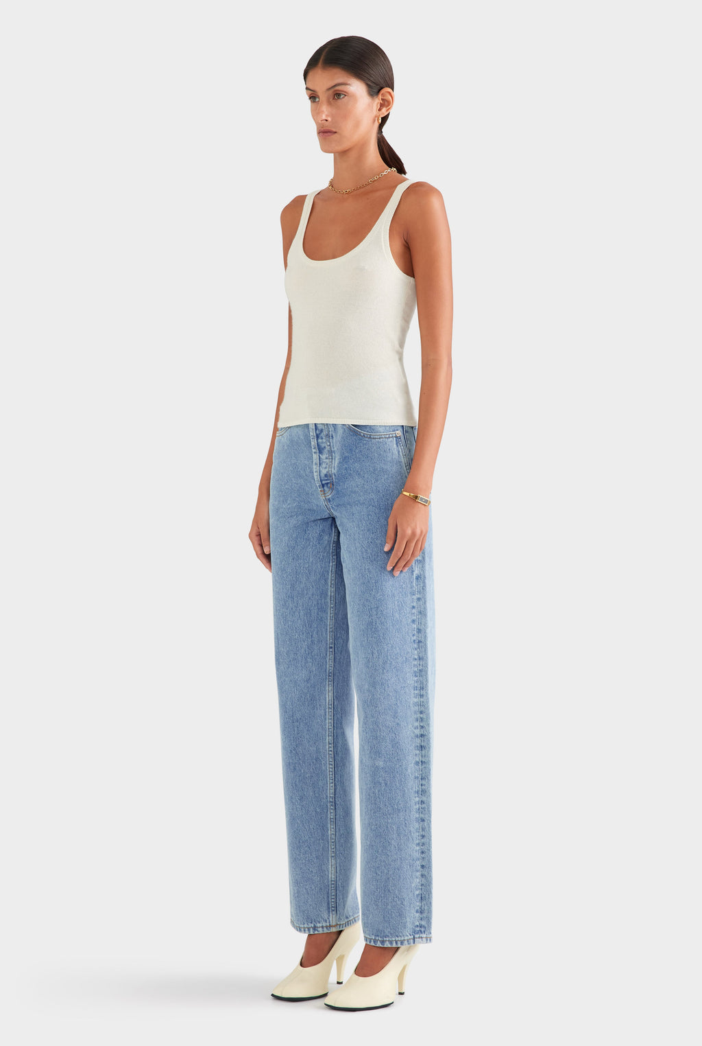 Cashmere Tank - Off White