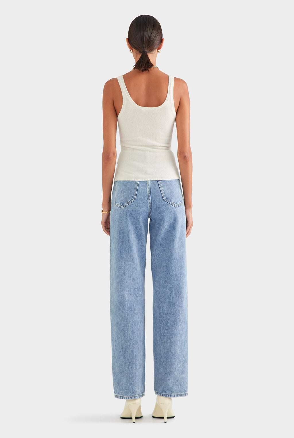Cashmere Tank - Off White