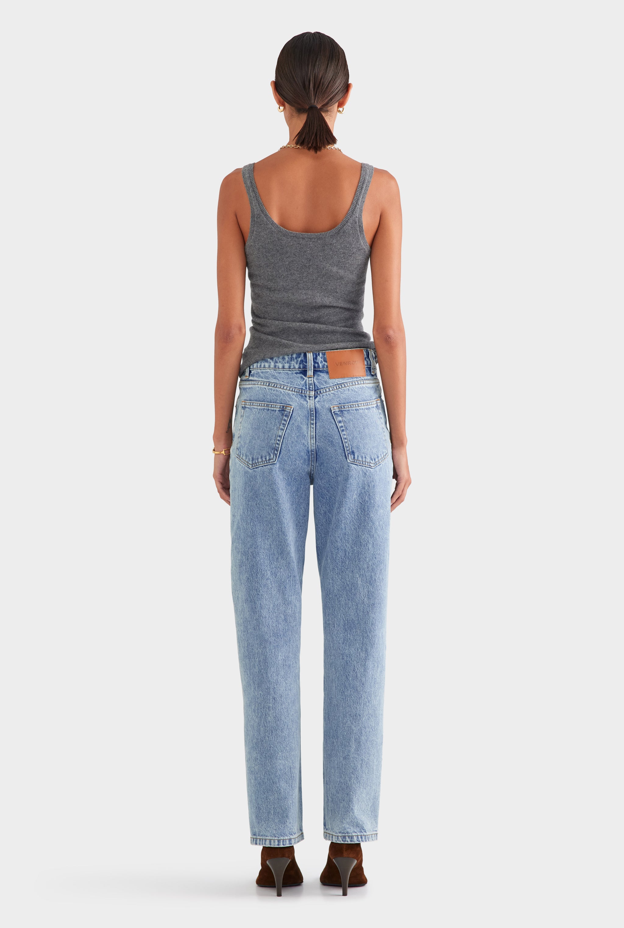 Straight Leg Jean - Light Blue