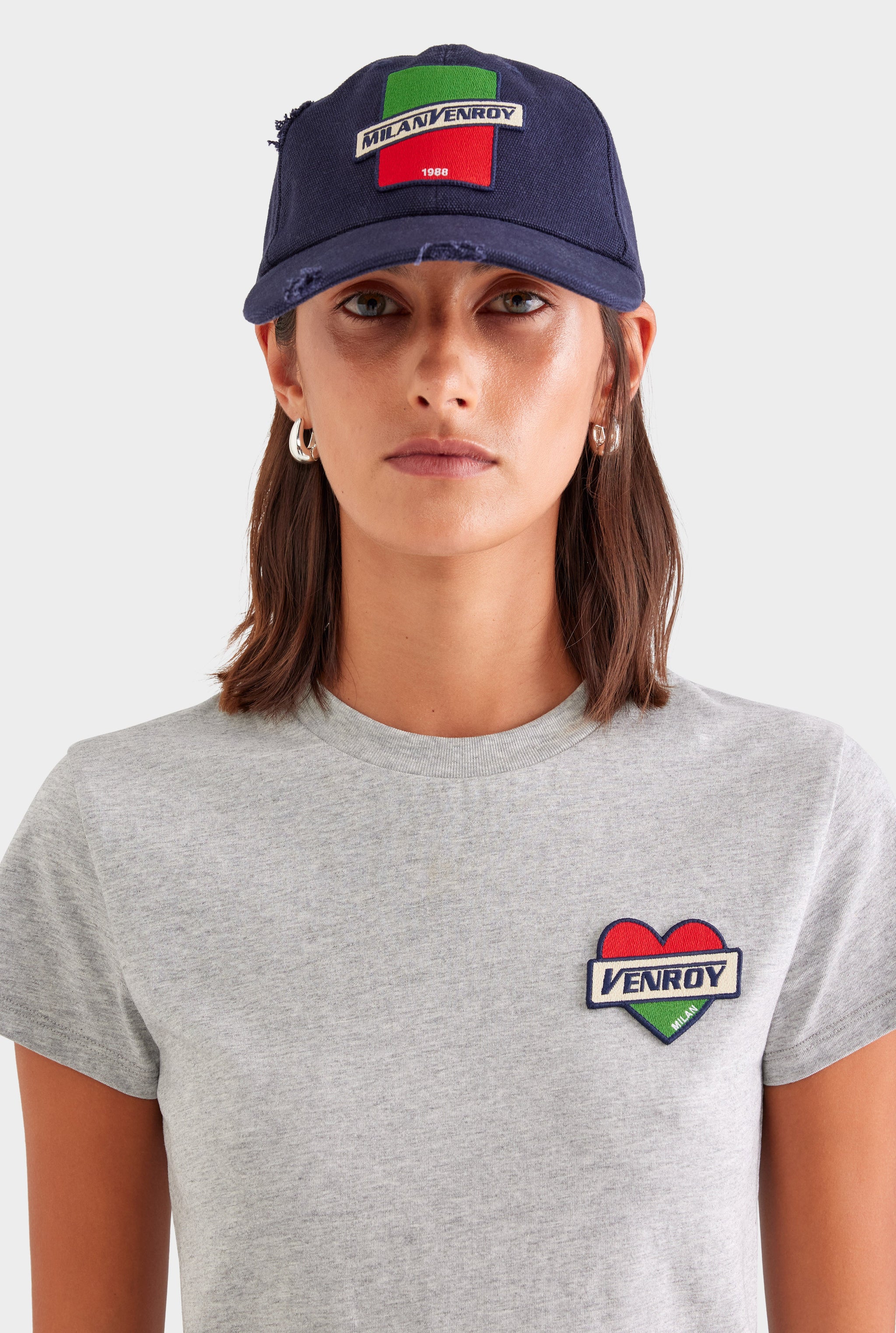 Milano Washed Canvas Cap - Navy