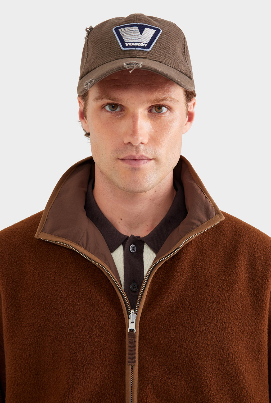 Venroy Washed Canvas Cap - Olive