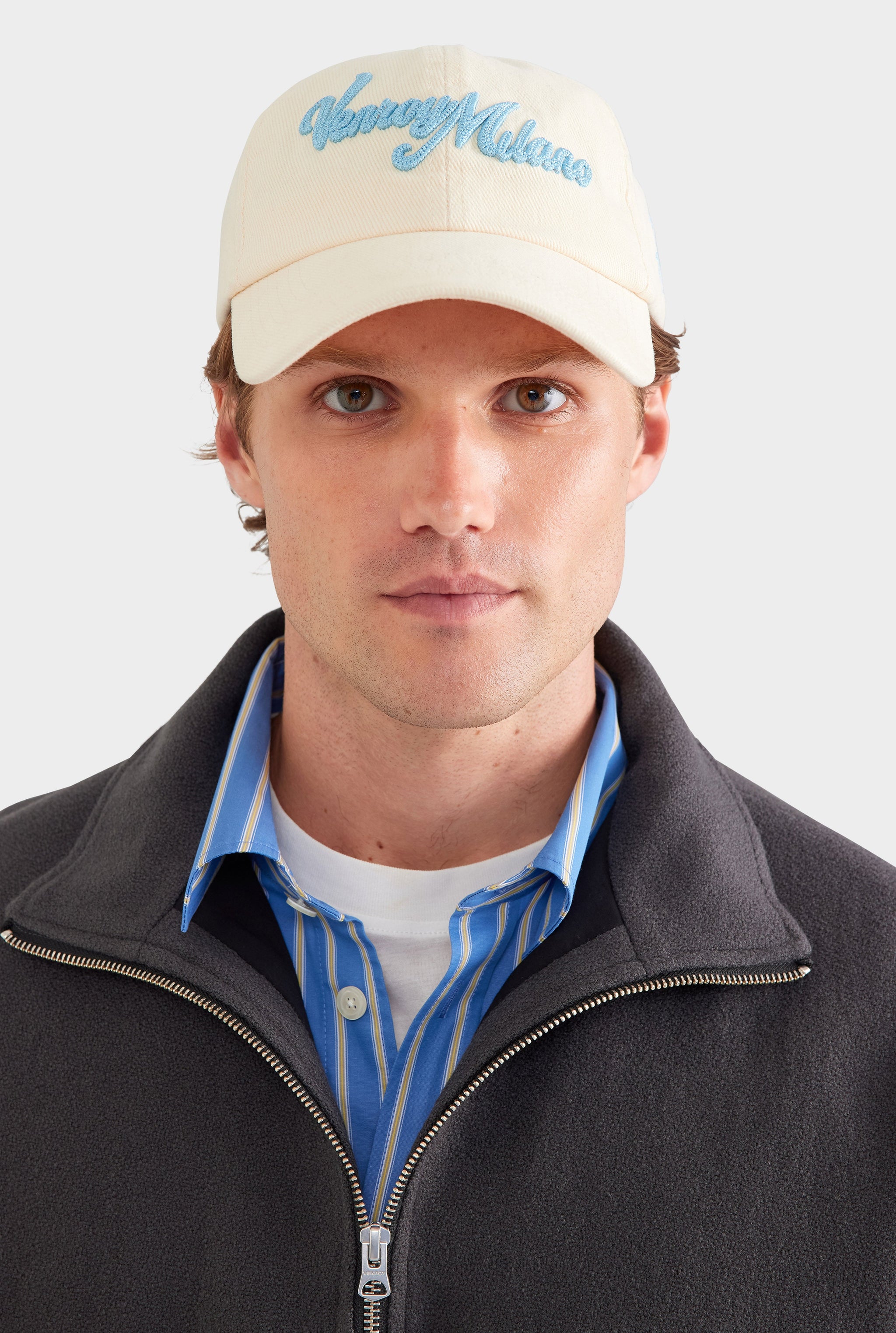 Milano Cotton Twill Cap - Cream
