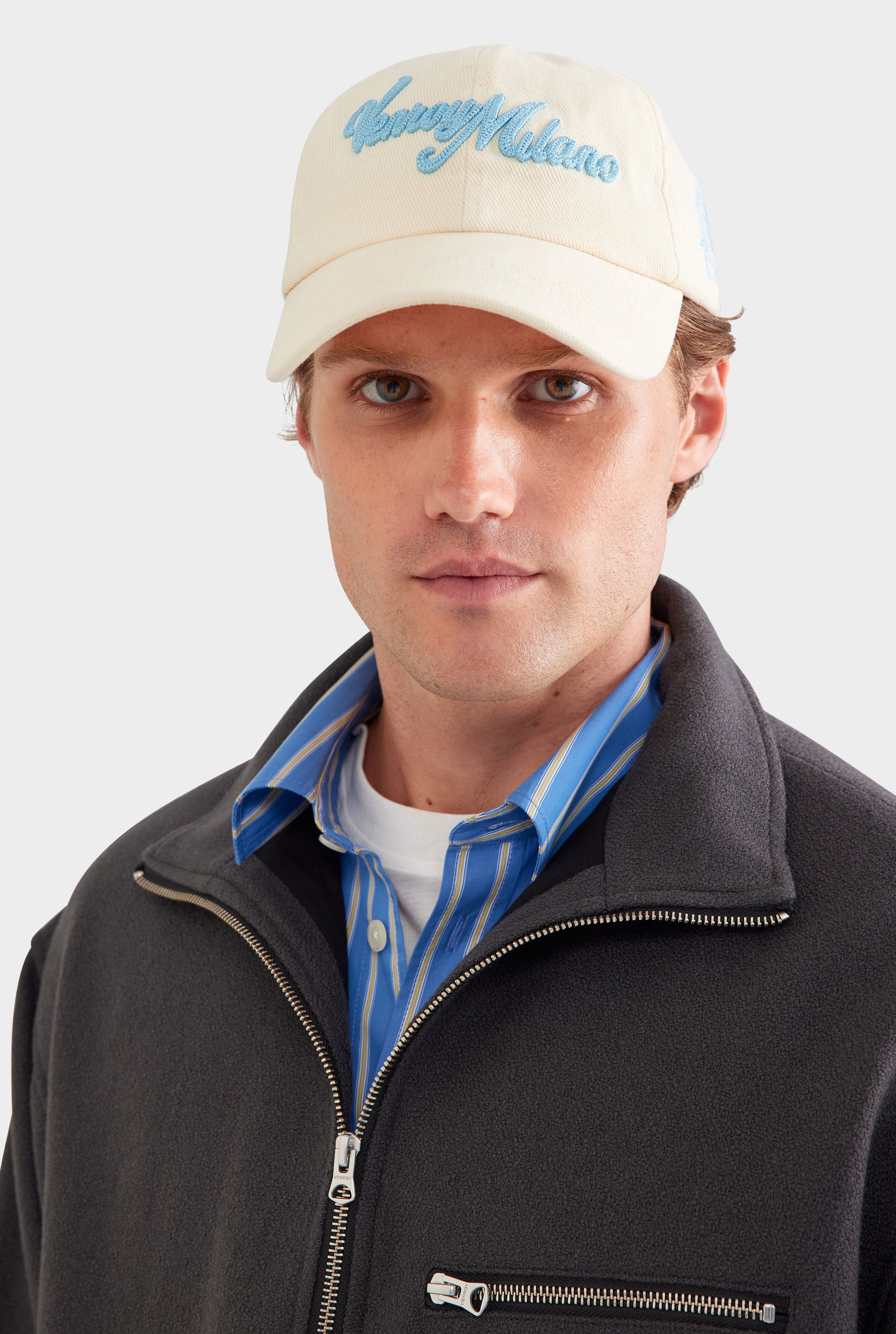 Milano Cotton Twill Cap - Cream