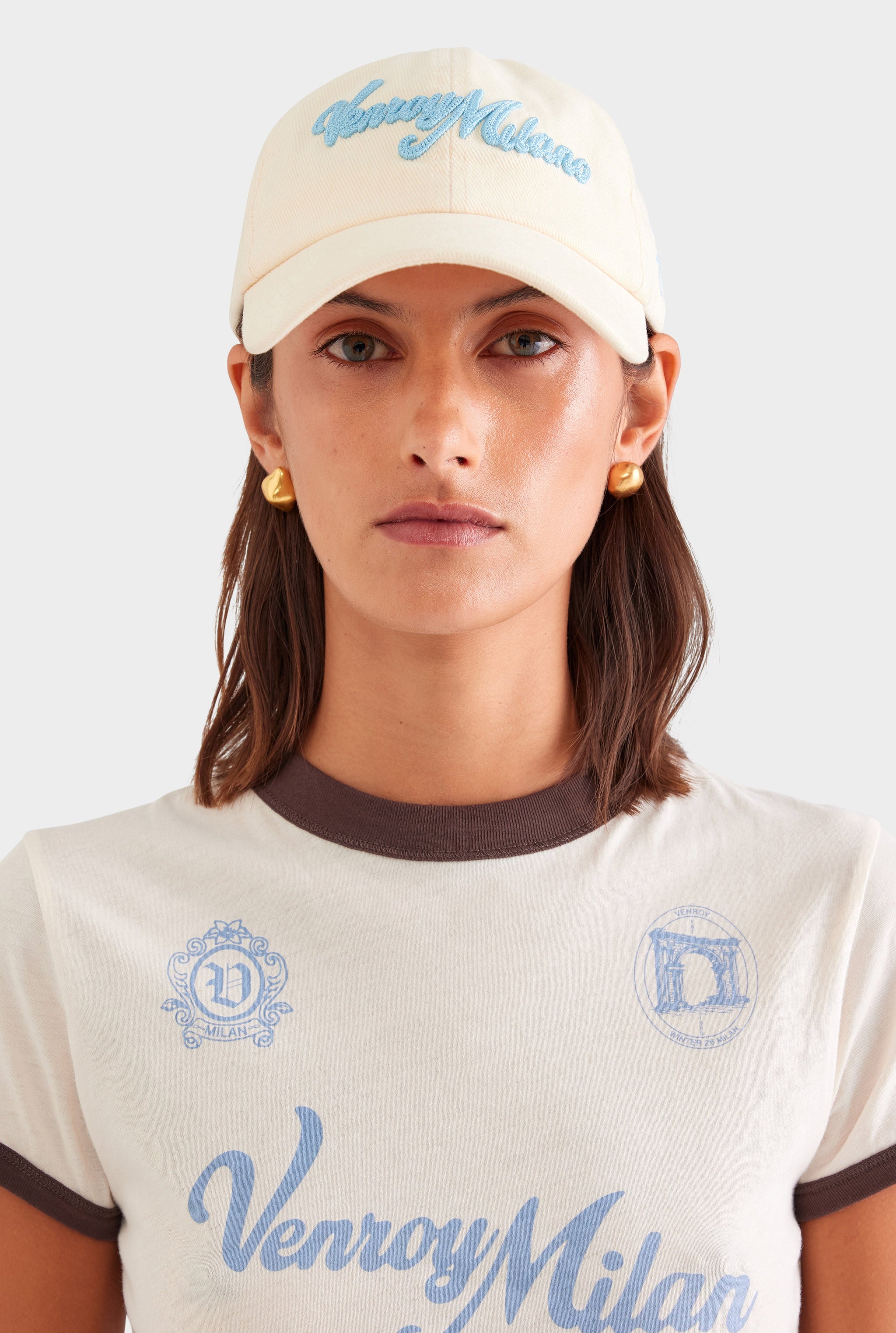Milano Cotton Twill Cap - Cream