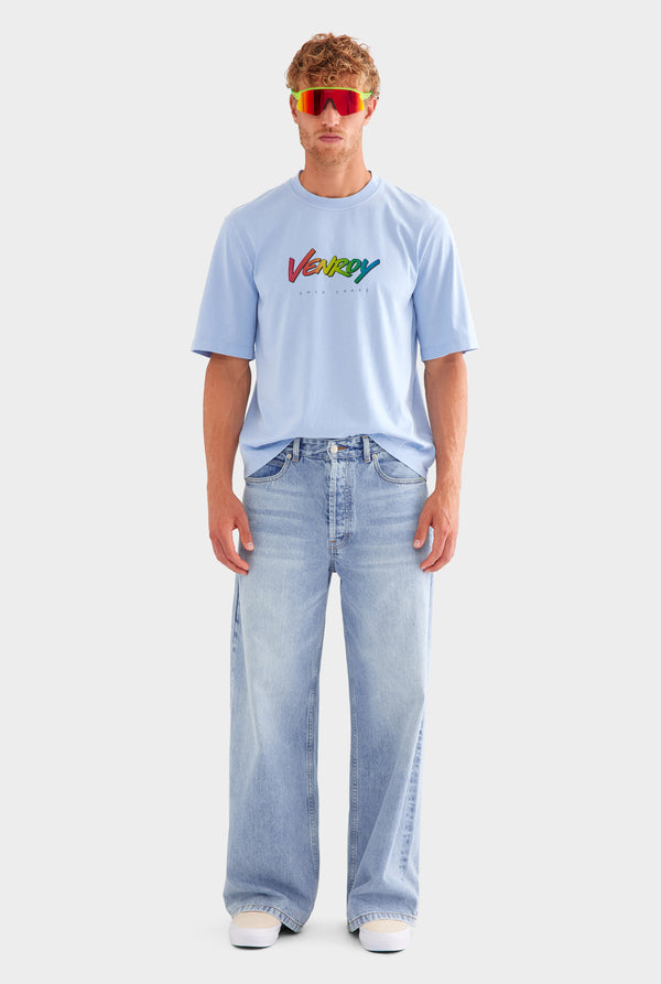 Baggy Denim Jean - Light Blue