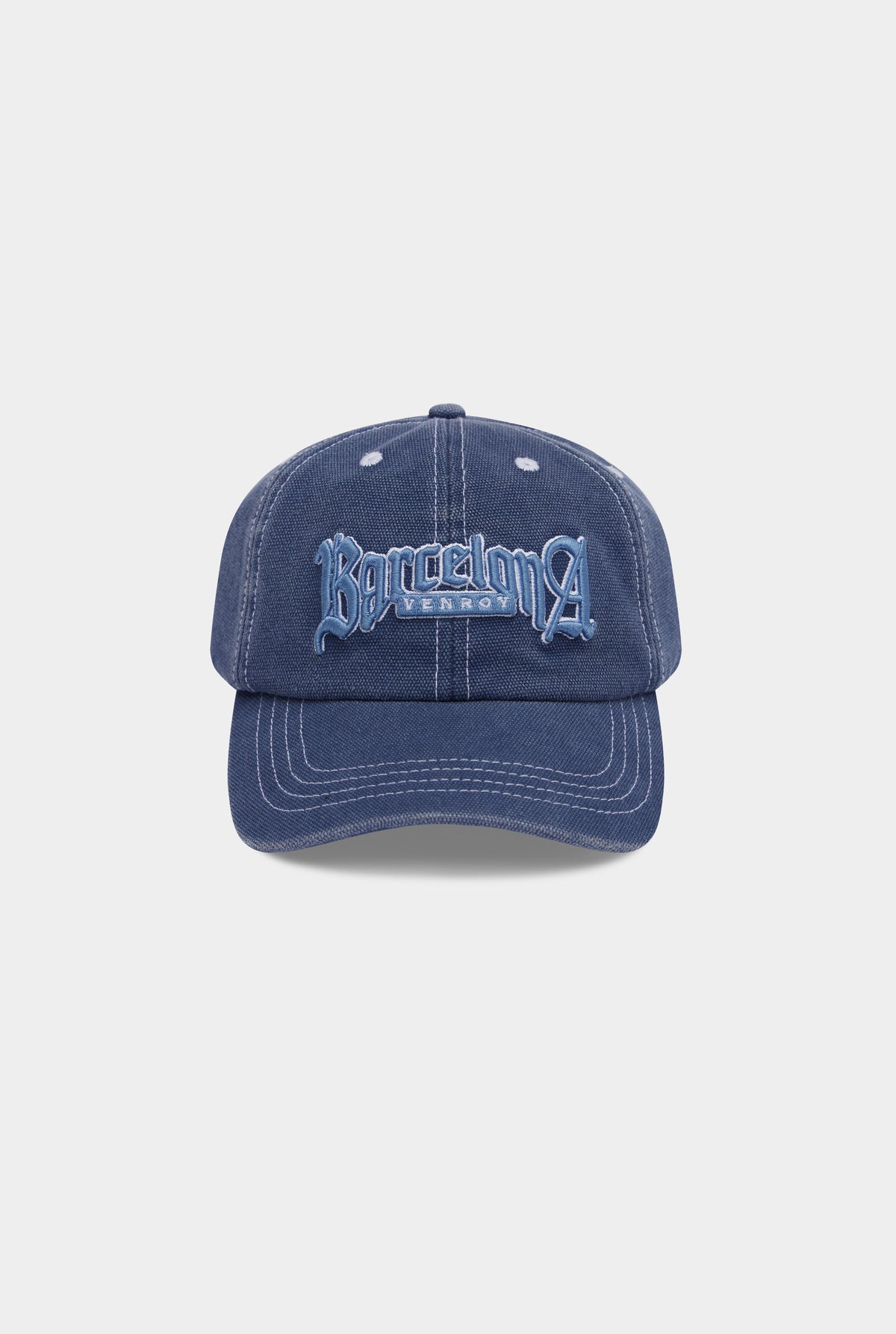 Barcelona Washed Canvas Cap - Washed Blue [[AU_MEDIA:gid://shopify/MediaImage/27958989062231]]