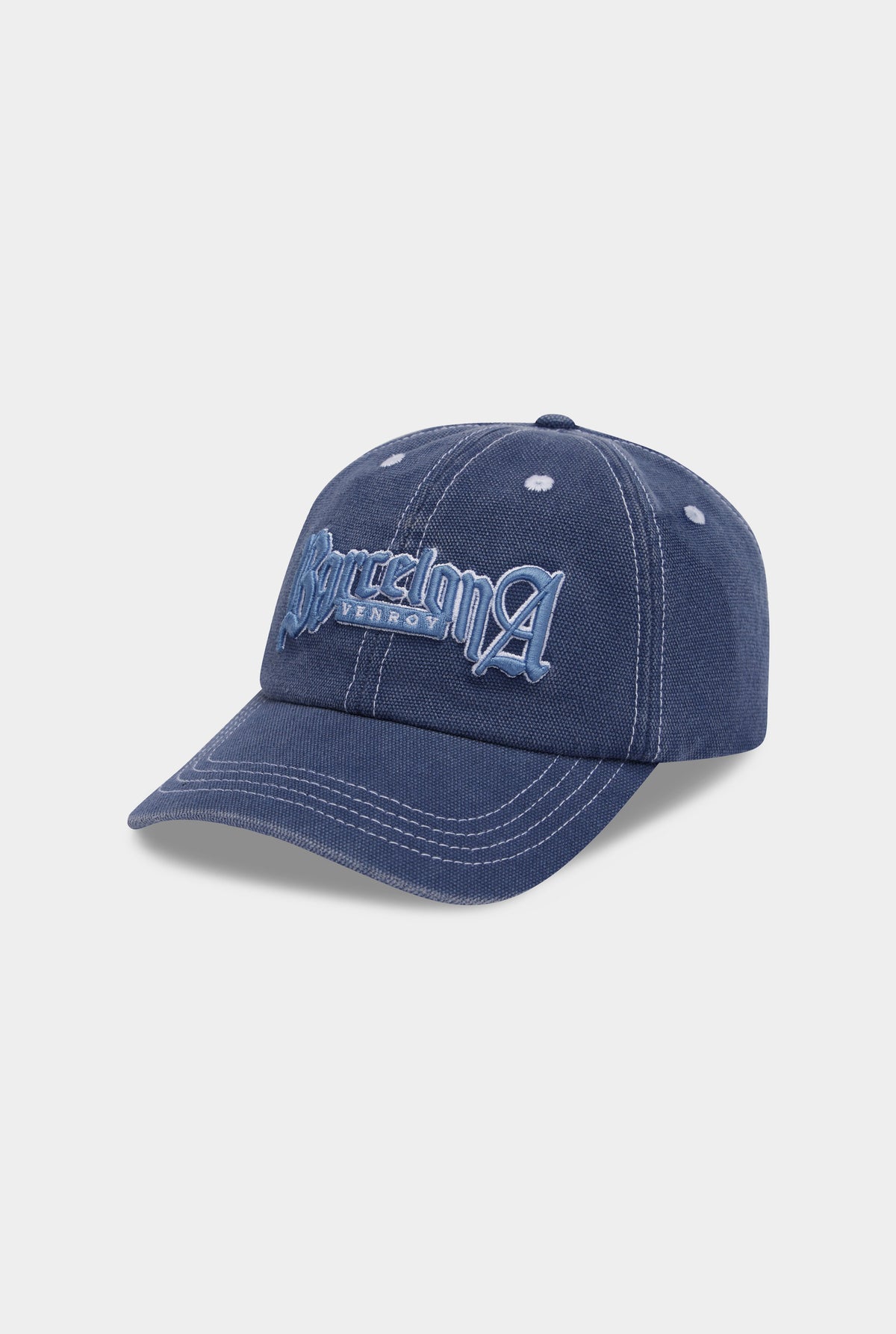 Barcelona Washed Canvas Cap - Washed Blue [[AU_MEDIA:gid://shopify/MediaImage/27958988800087]]