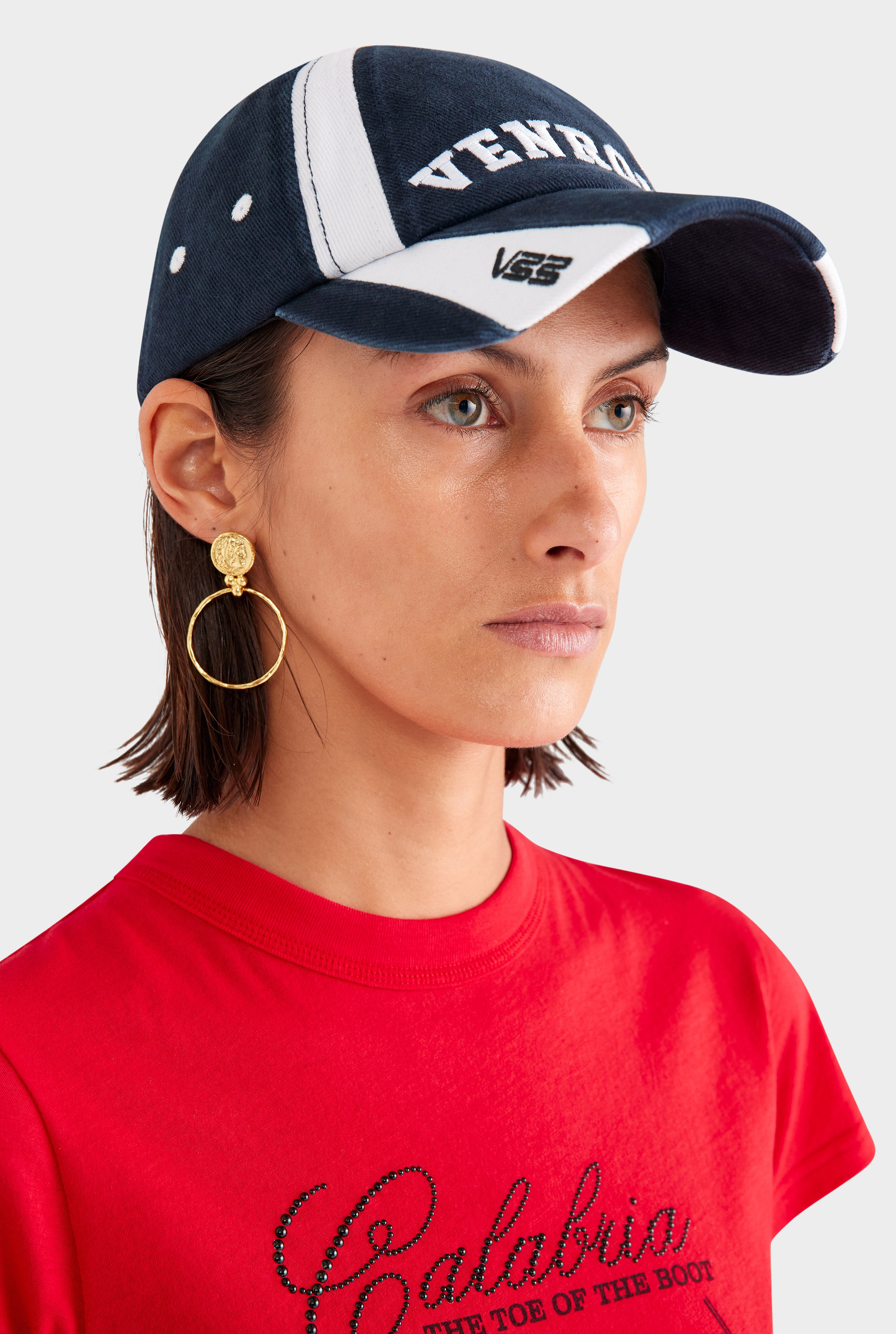 Venroy Panelled Twill Cap - Washed Black