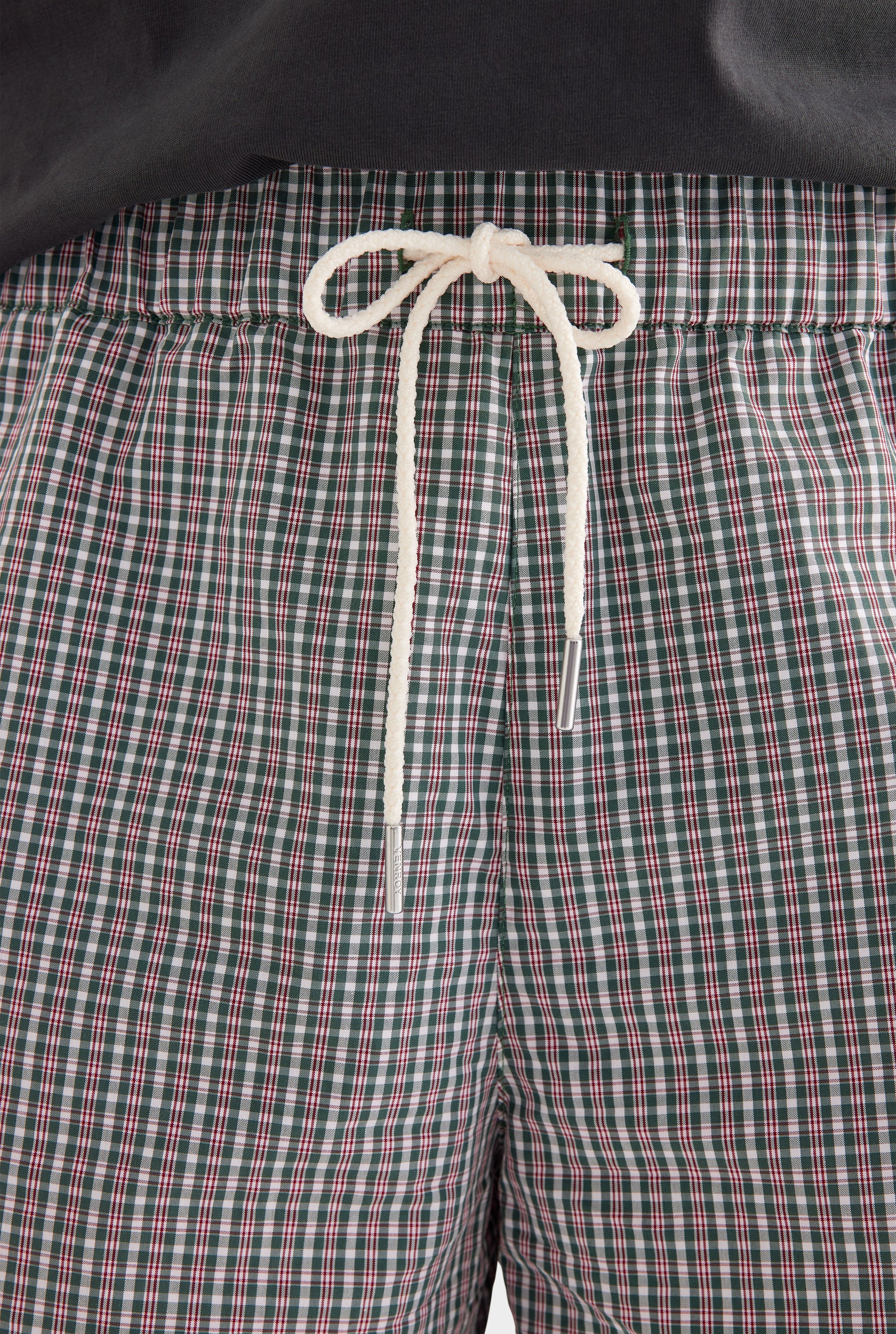 Check Cotton Nylon Short - Multi Check